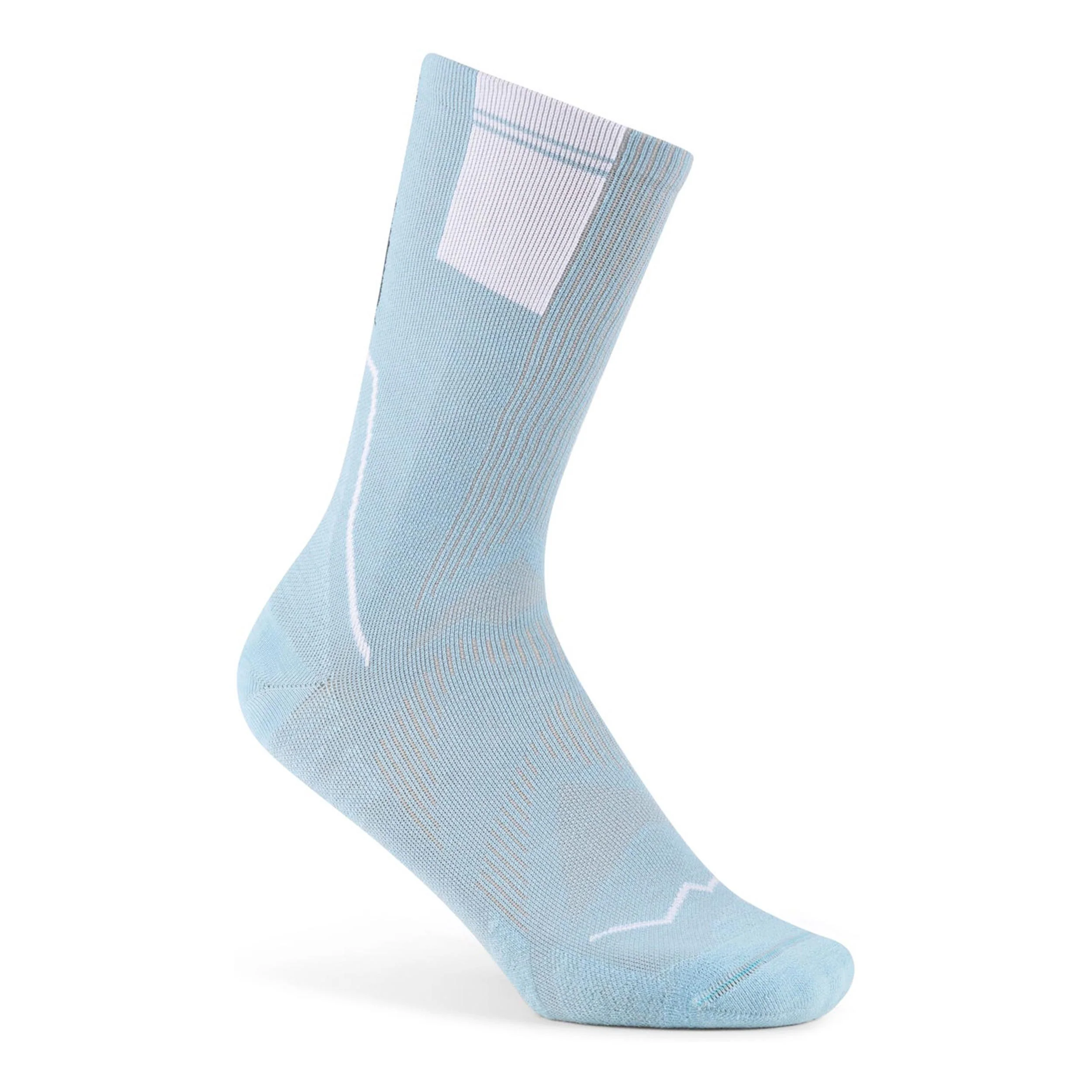 Coolnet Crew Chaussettes de running Unisex - bleu clair