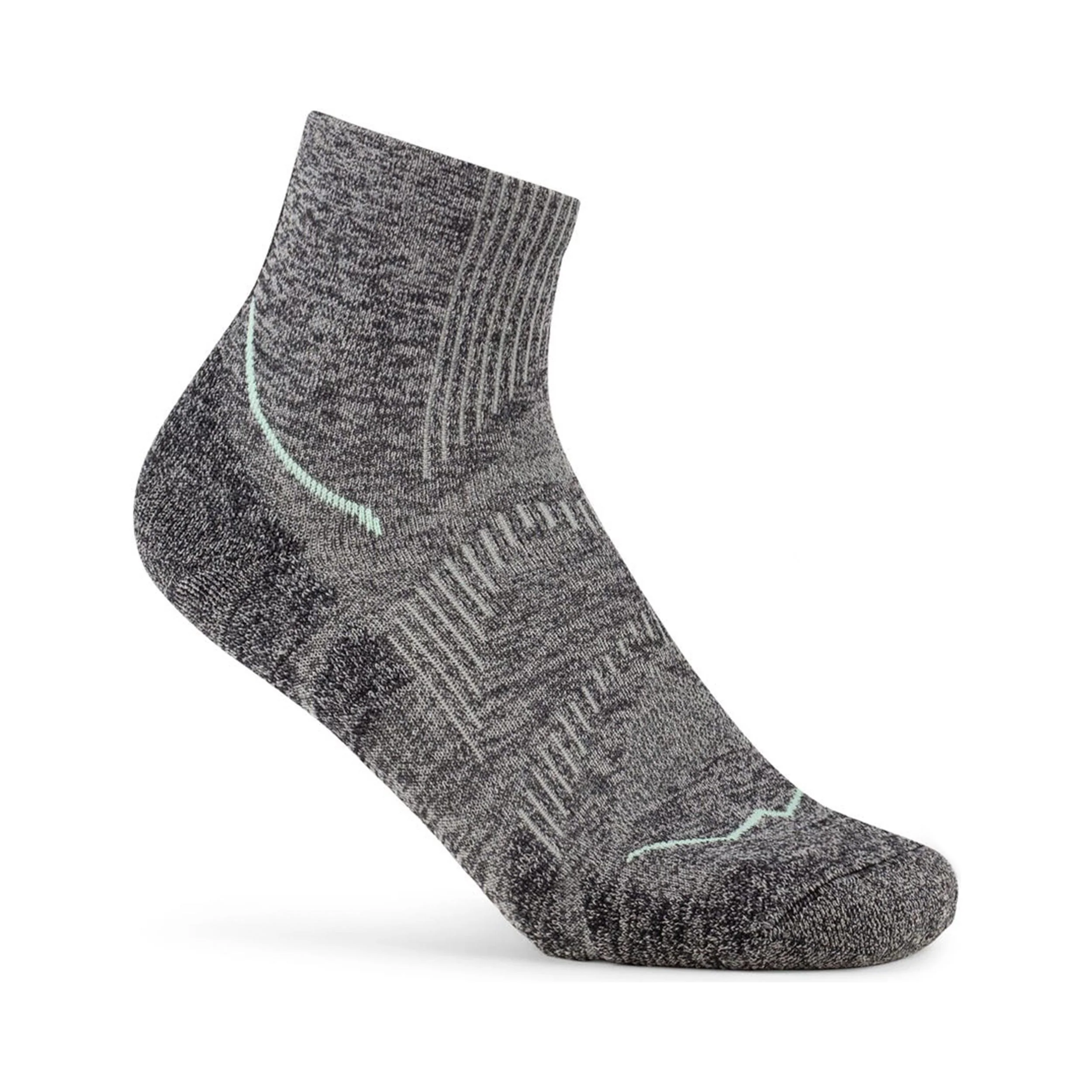 Dryflx Quarter Chaussettes de running Unisex-gris clair