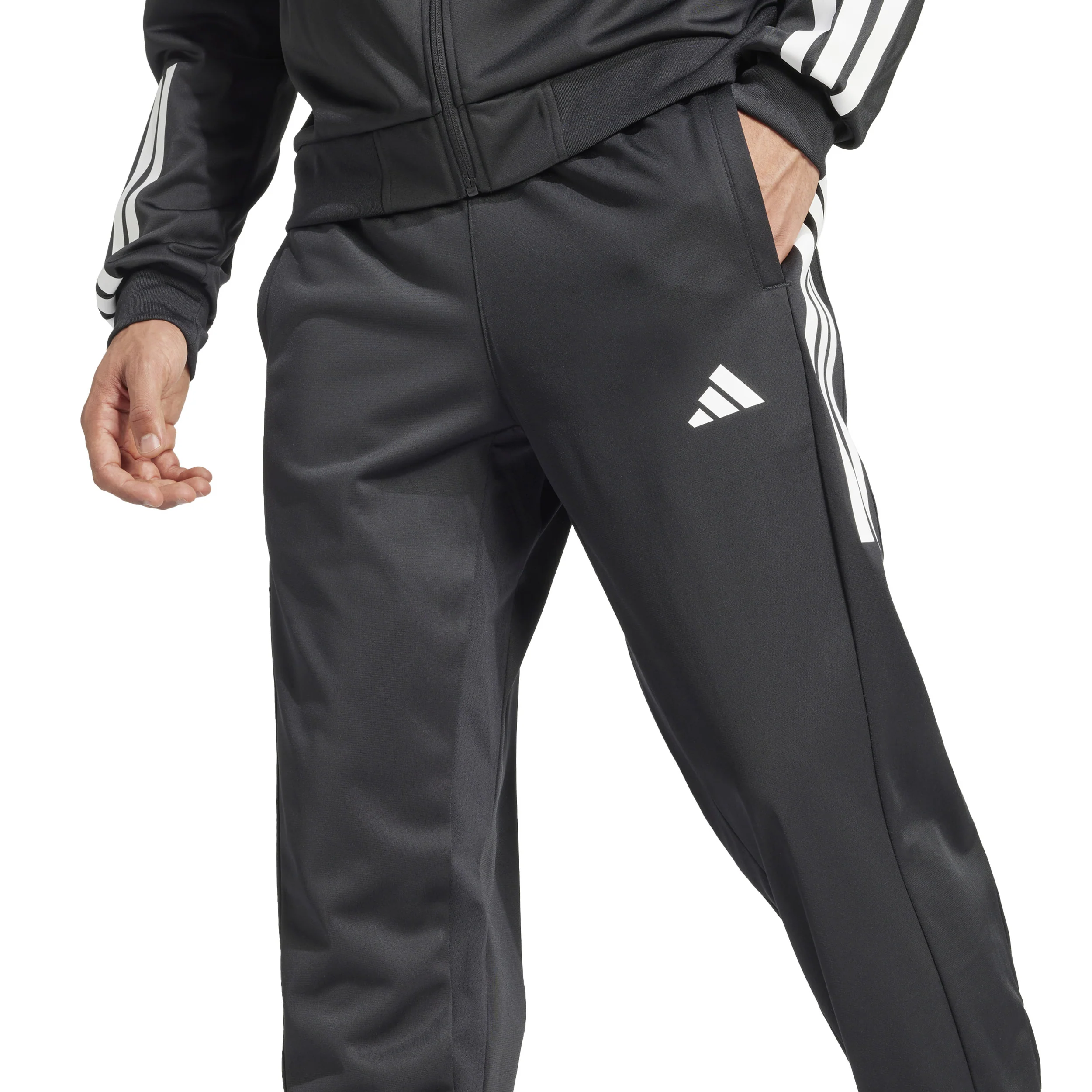 3Stripes Knit Pantalon survêtement Hommes - noir, blanc - Image 6