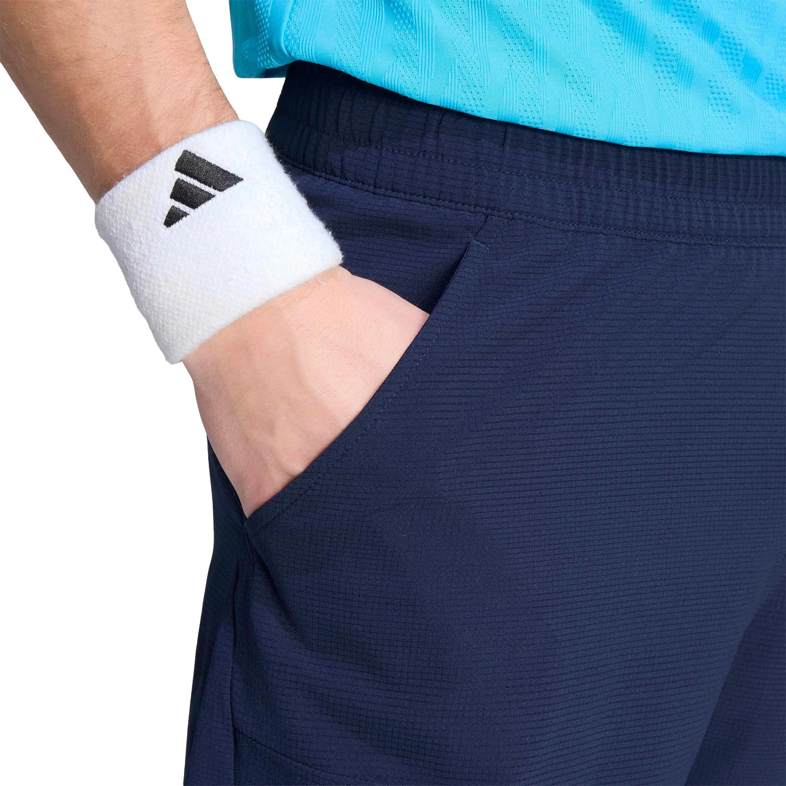 7Inch Ergo Shorts Hommes - bleu foncé, blanc - Image 5