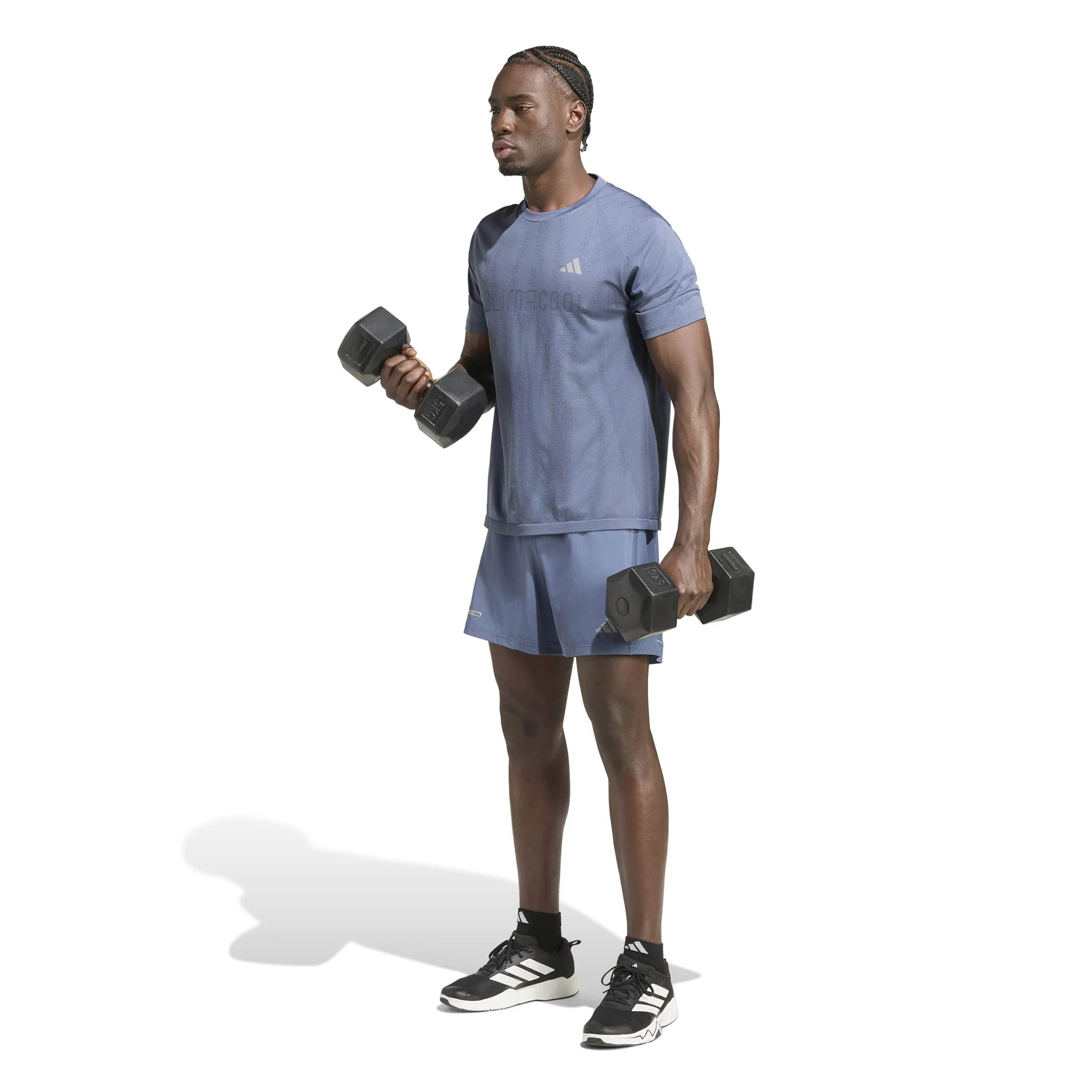 7Inch Tech Shorts Hommes - bleu gris - Image 4