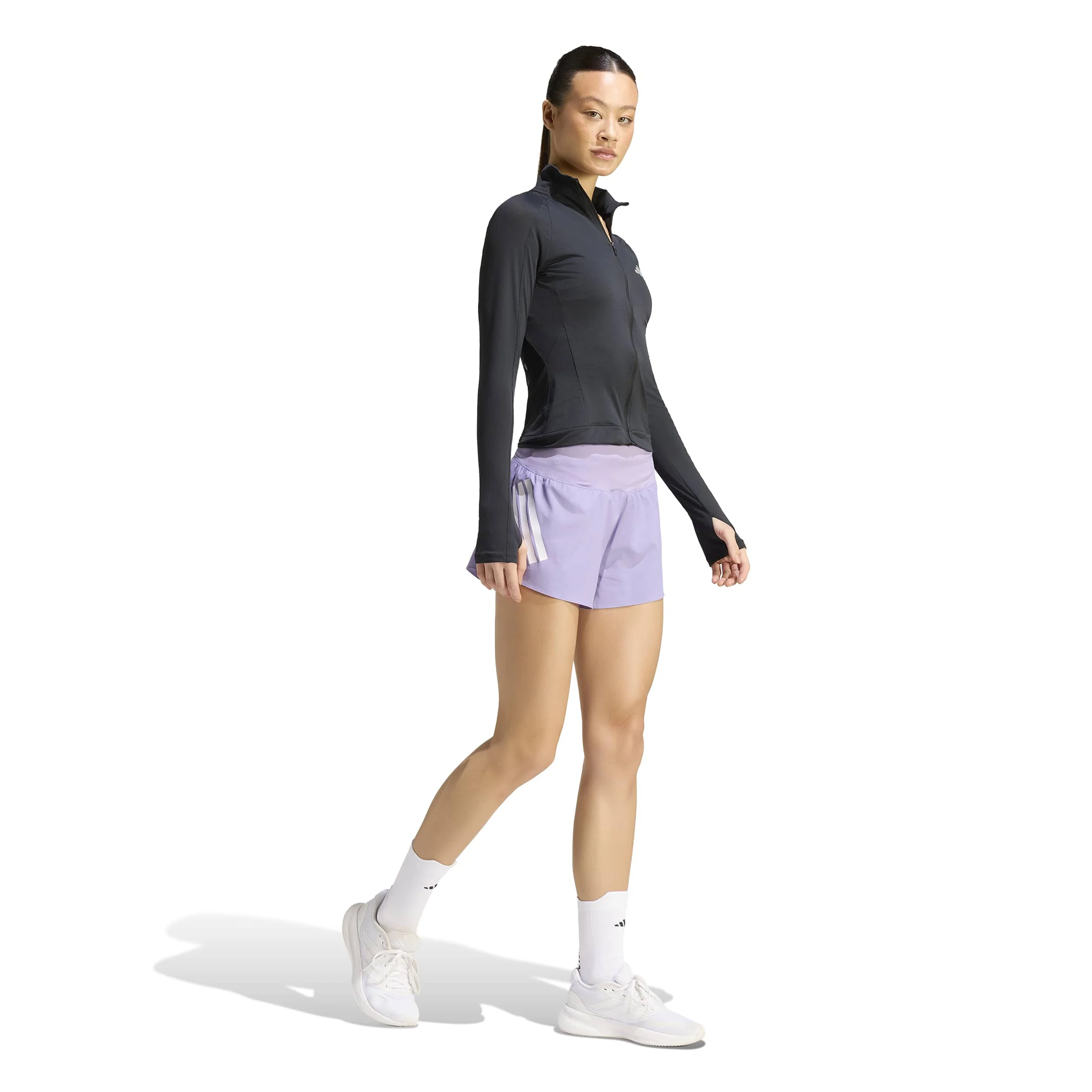 adi365 3in Short de running Femmes - lilas - Image 4