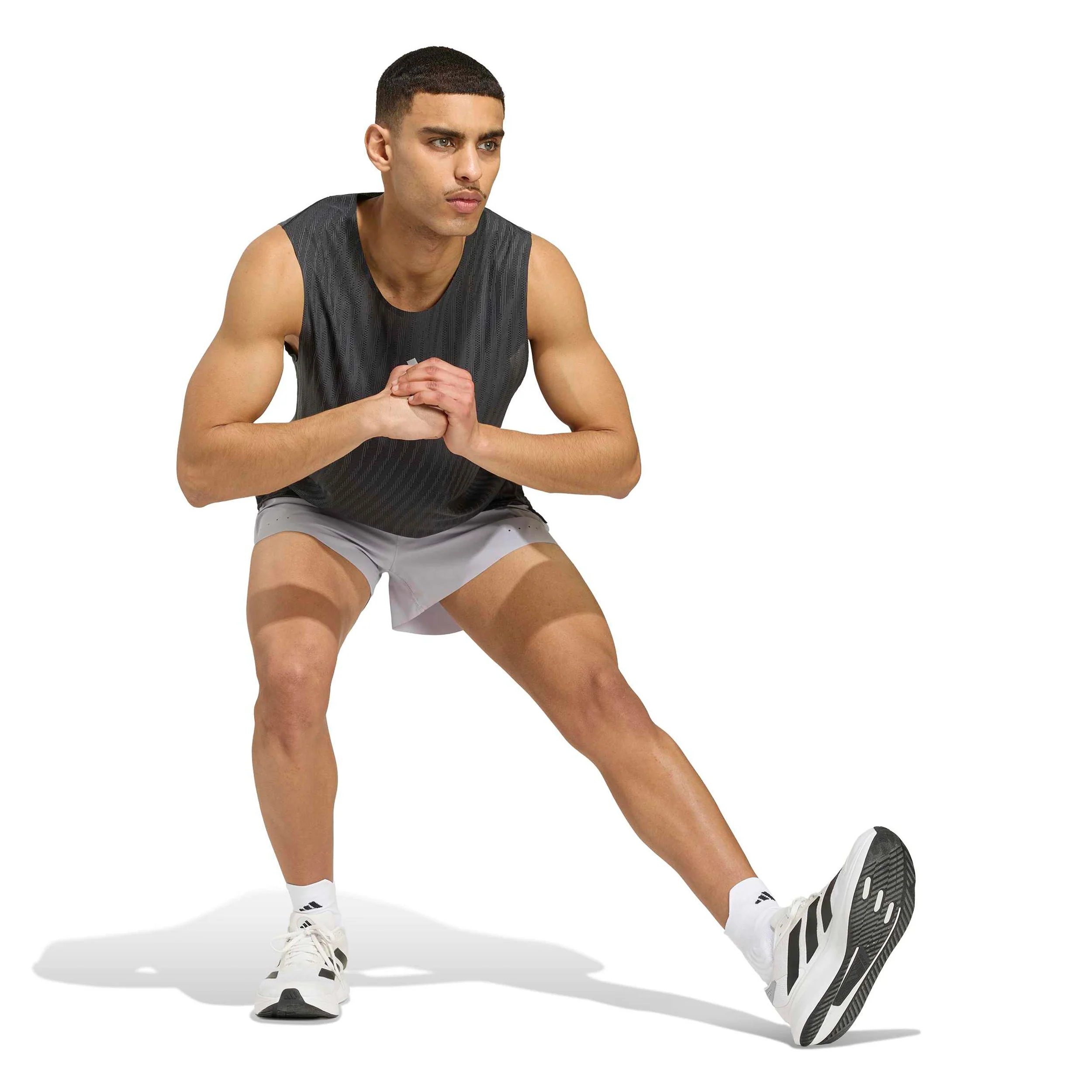 adi365 3in Short de running Hommes - gris - Image 4