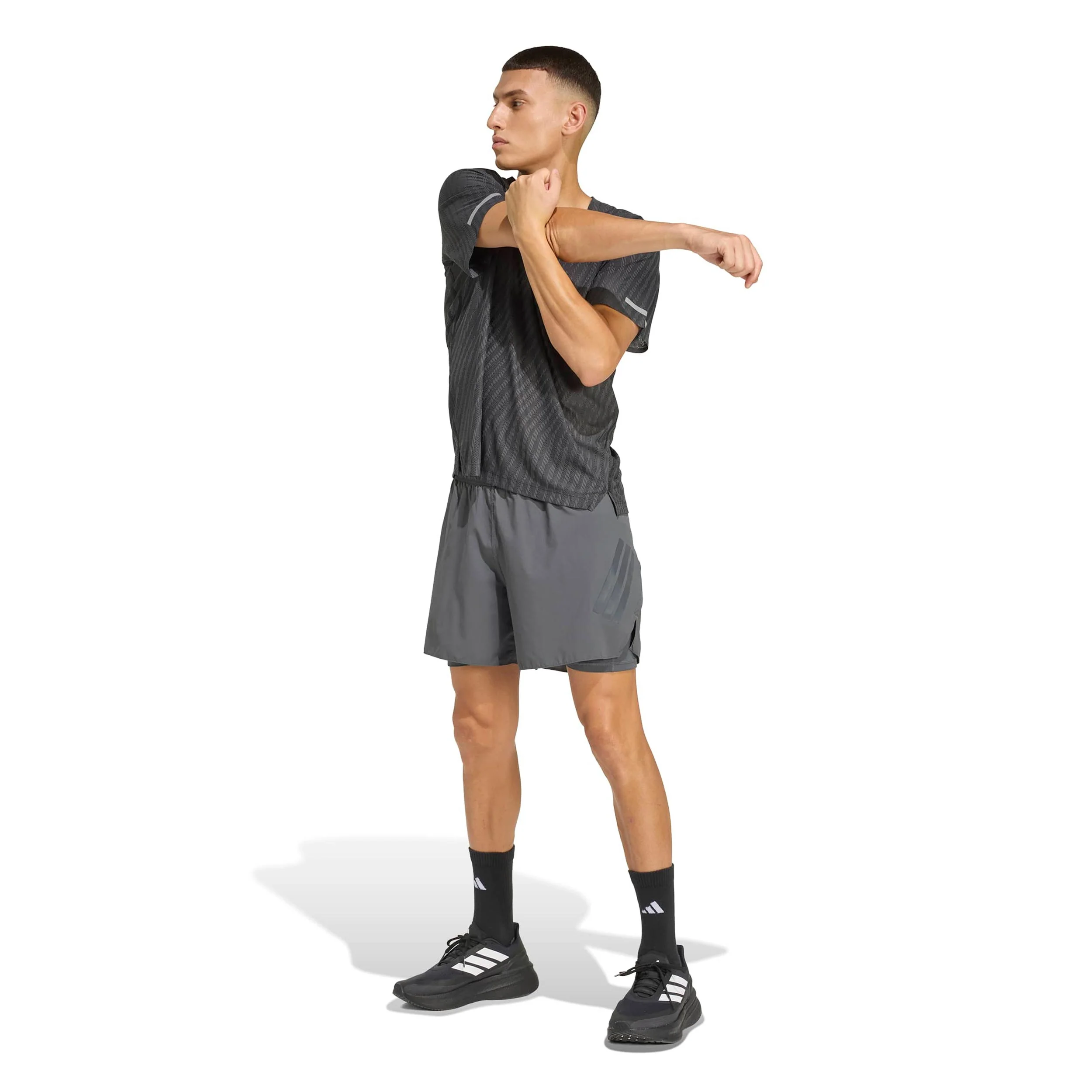 adi365 Climacool+ Maillot de course Hommes-noir - Image 4