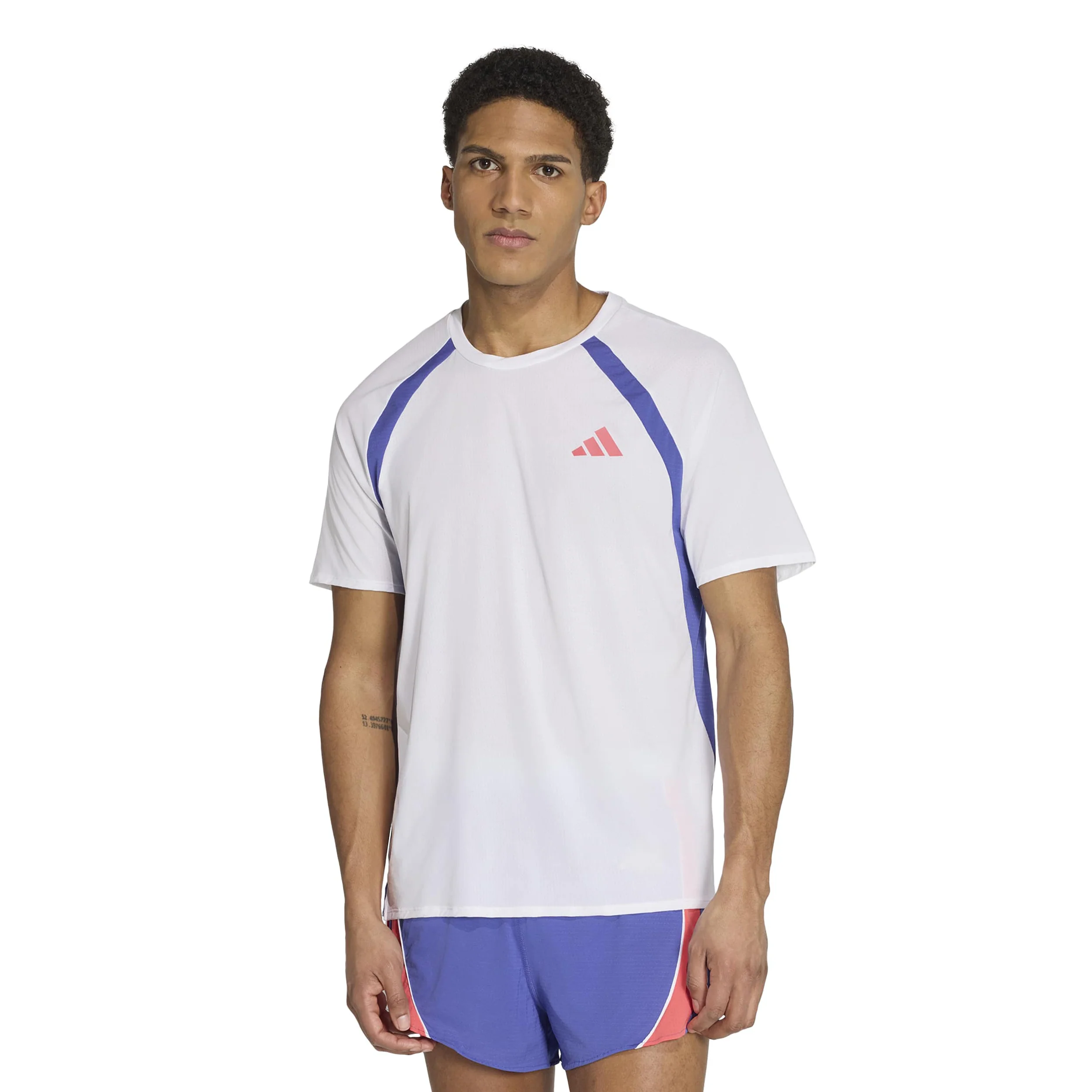 adizero Archive Maillot de course Hommes - blanc, bleu - Image 2