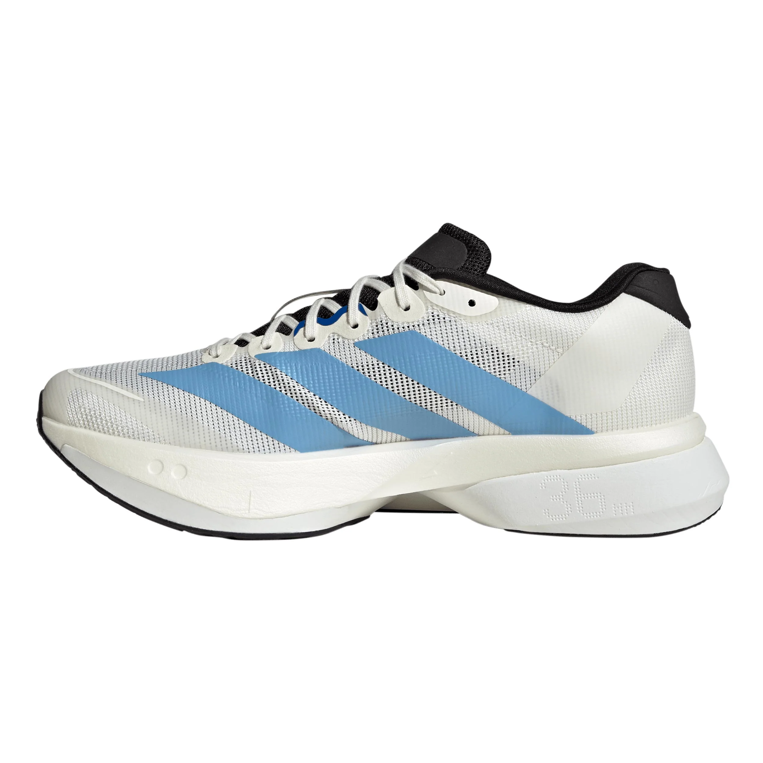 adizero Boston 13 Chaussure de compétition Hommes - blanc, bleu - Image 2
