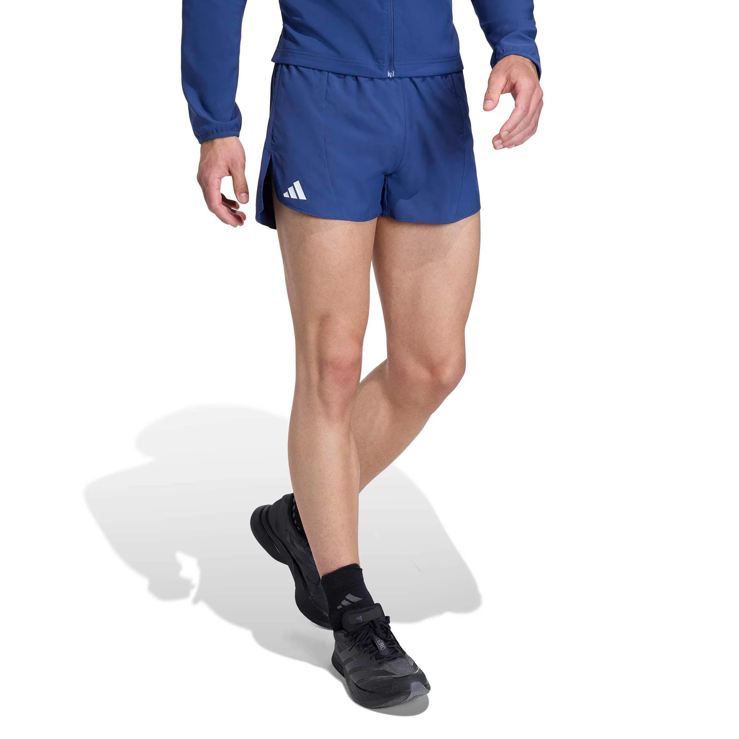 adizero Essential Short de running Hommes-bleu