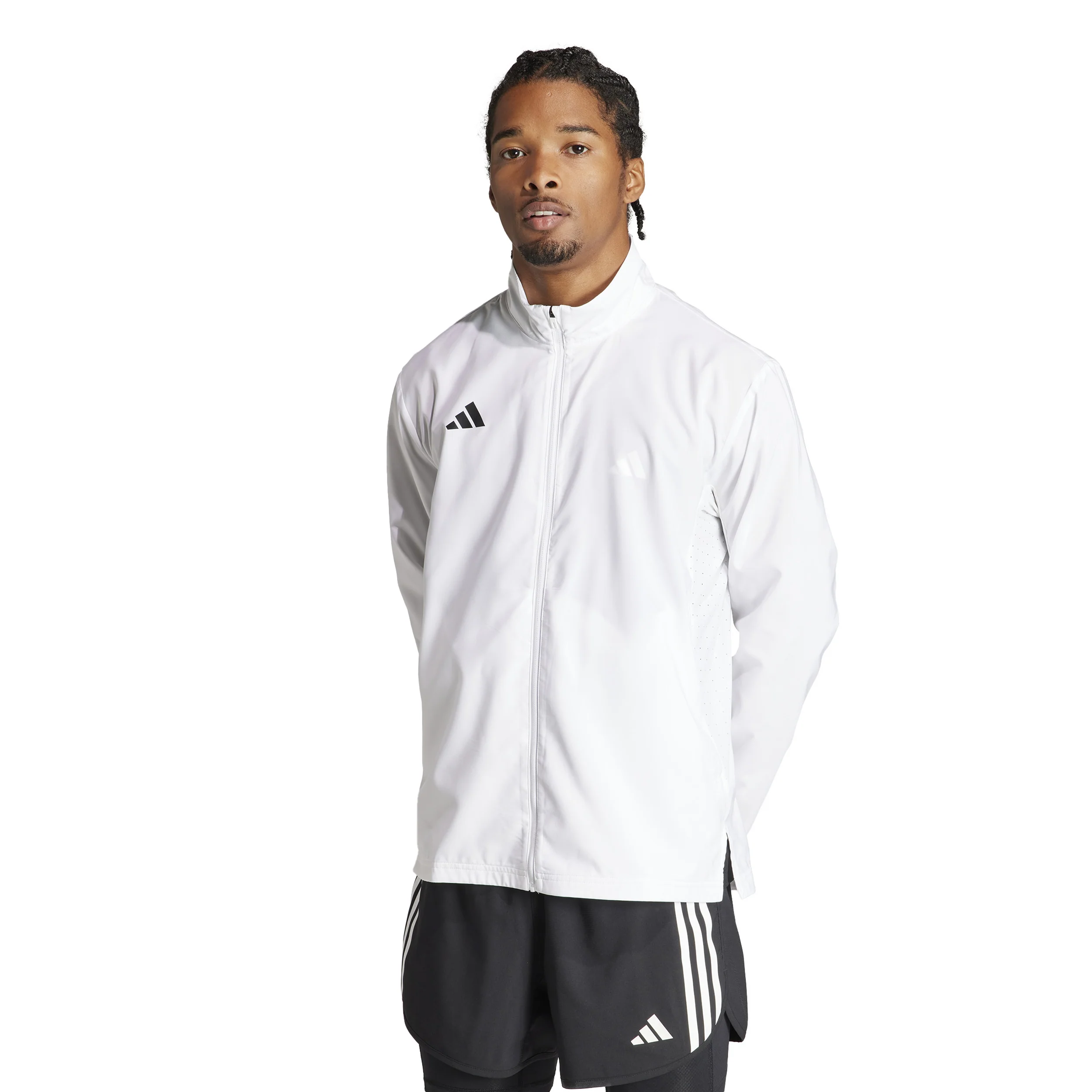 Adizero Essential Veste Running Hommes-Blanc - Image 2