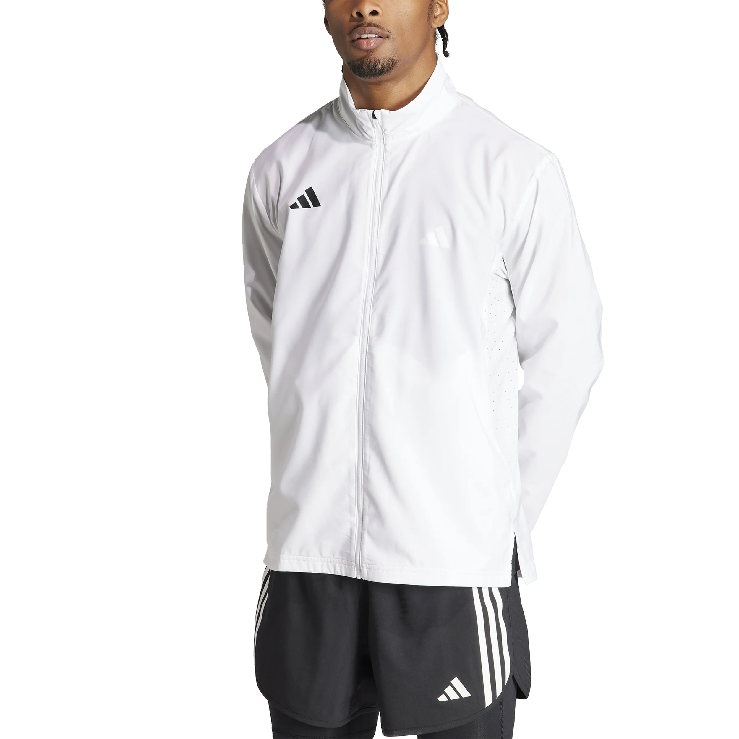 Adizero Essential Veste Running Hommes-Blanc - Image 4