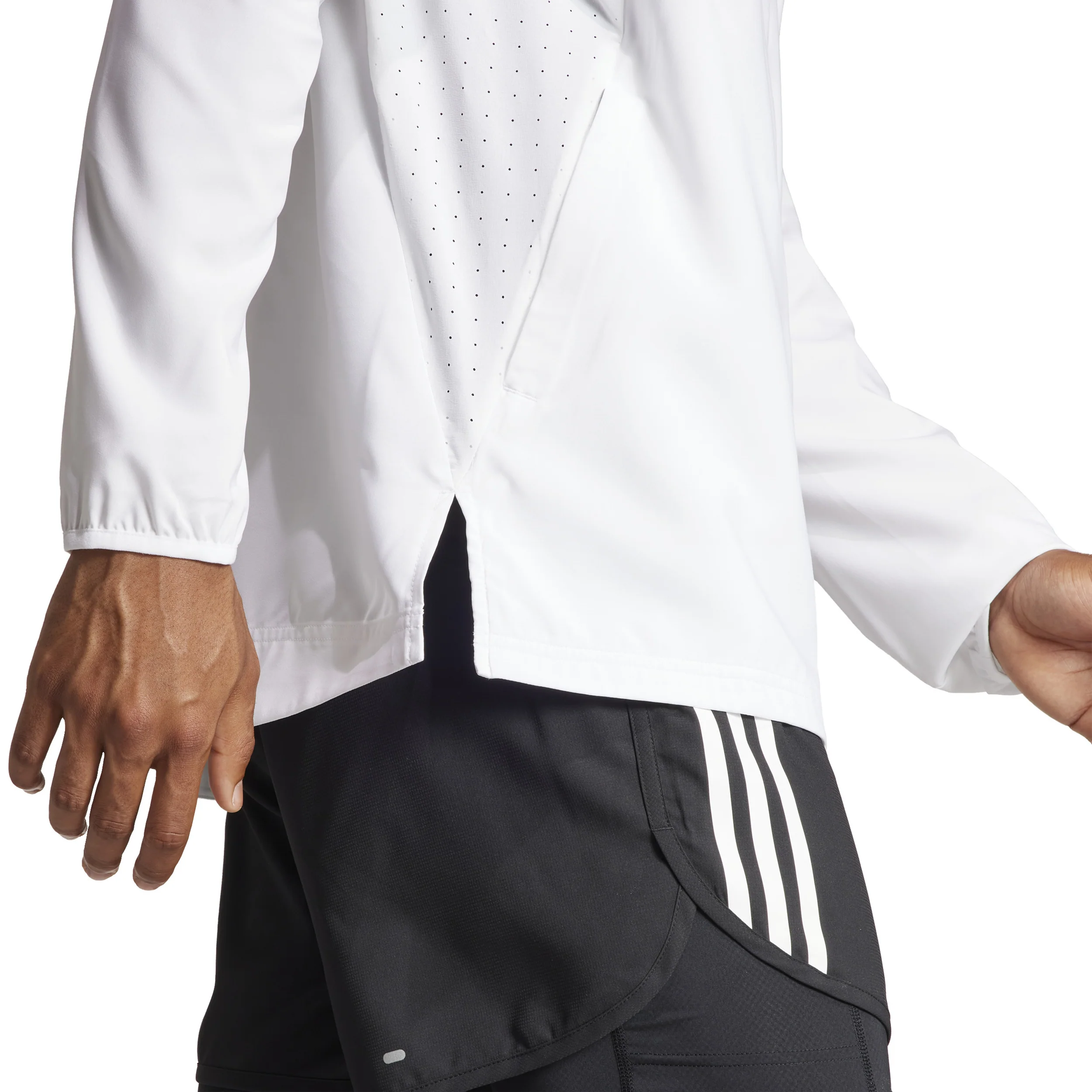 Adizero Essential Veste Running Hommes-Blanc - Image 7