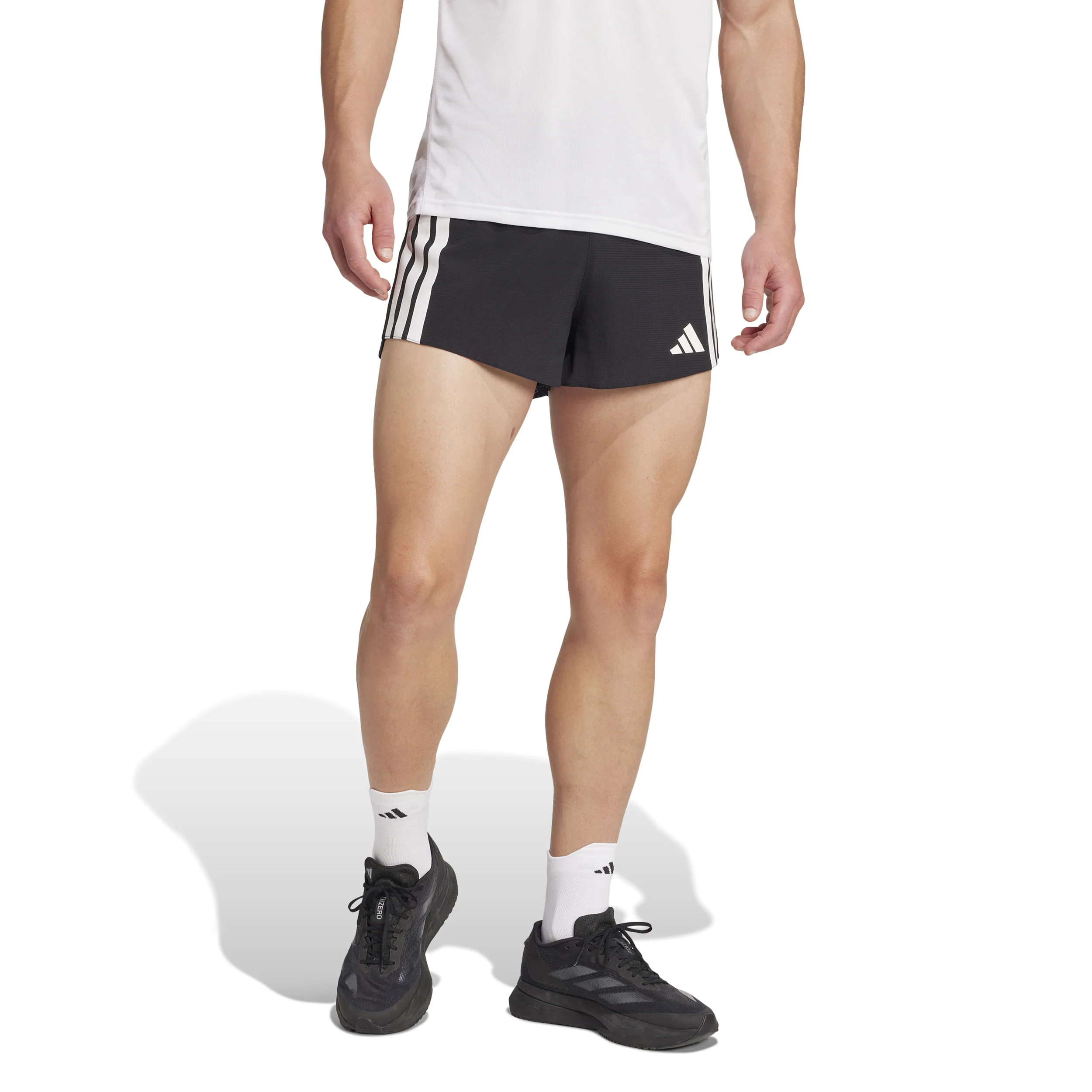Adizero Gel 3in Short De Running Hommes-Noir,Blanc - Image 2