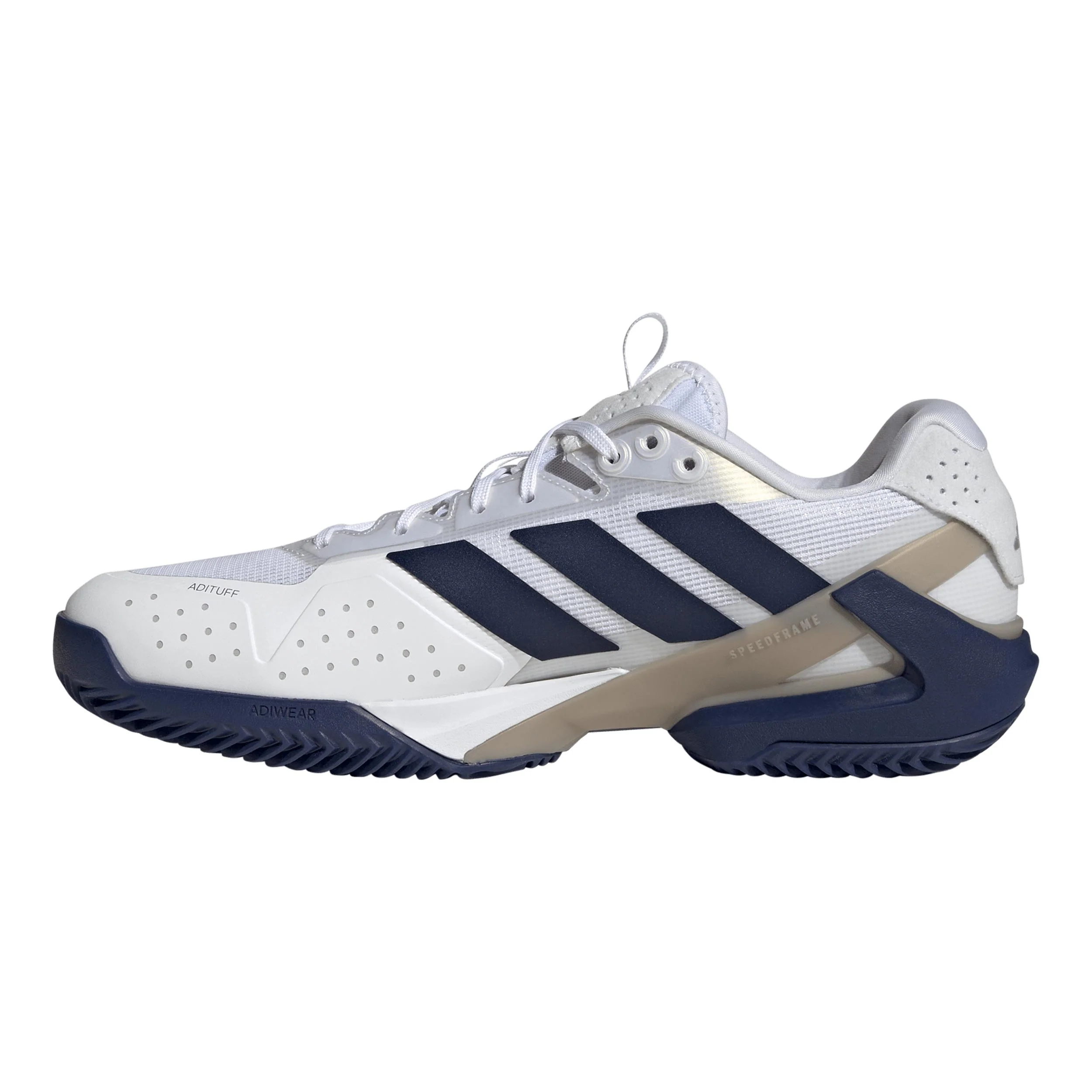 adizero Ubersonic 5 Chaussure terre battue Hommes - blanc, bleu foncé - Image 2