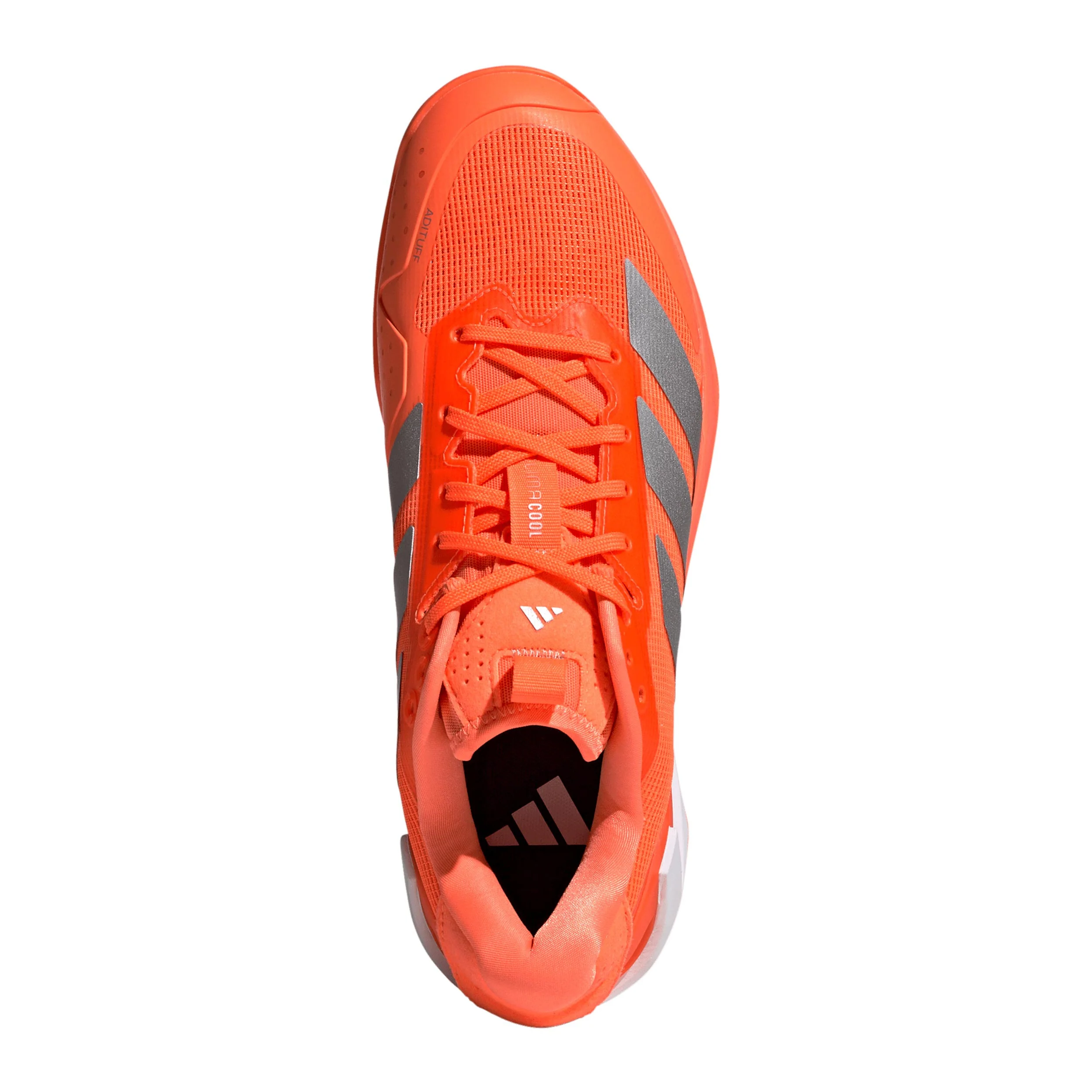 adizero Ubersonic 5 Chaussure terre battue Hommes - orange, argent - Image 3
