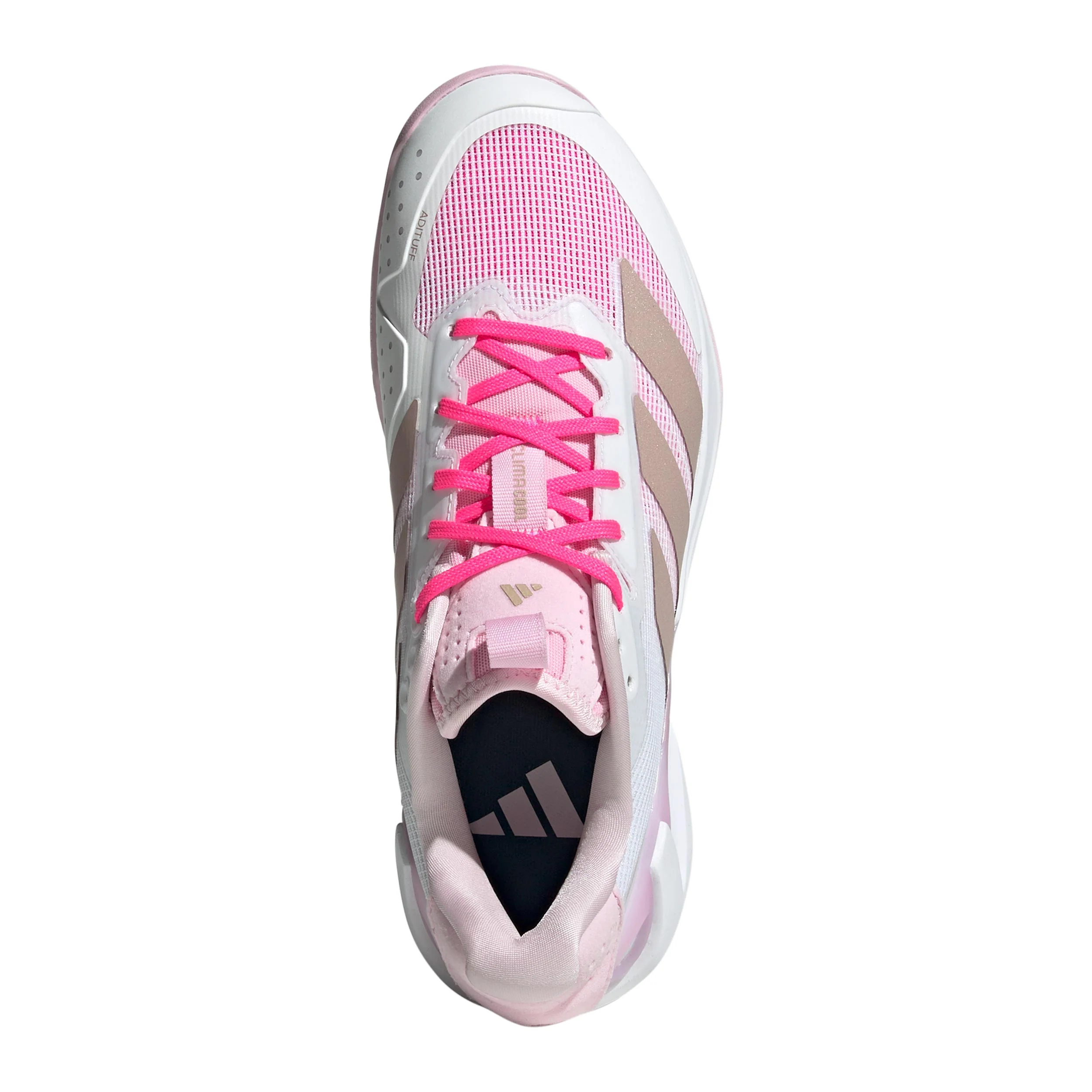 adizero Ubersonic 5 Chaussures toutes surfaces Femmes - blanc, beige - Image 3