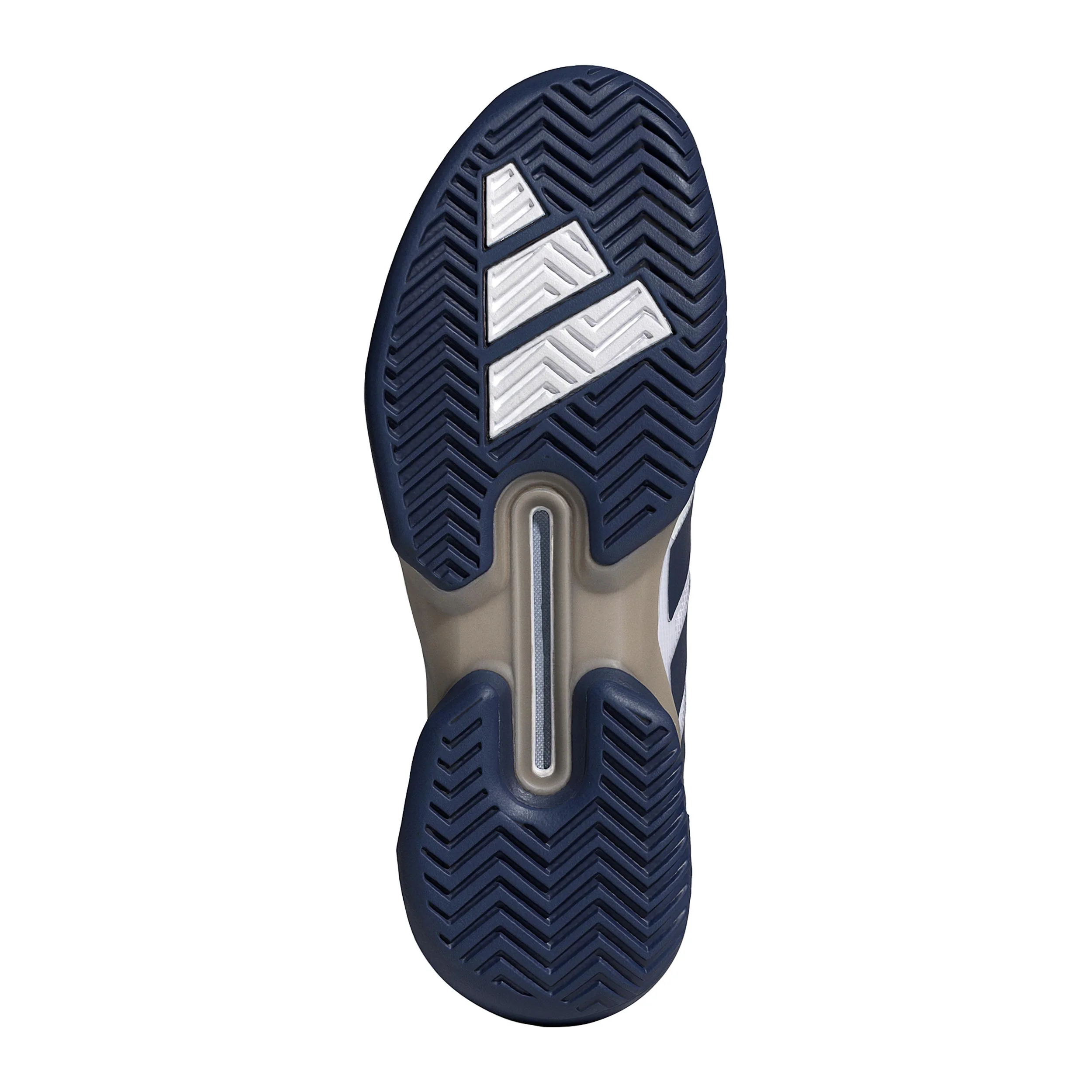 adizero Ubersonic 5 Chaussures toutes surfaces Hommes - blanc, bleu foncé - Image 4