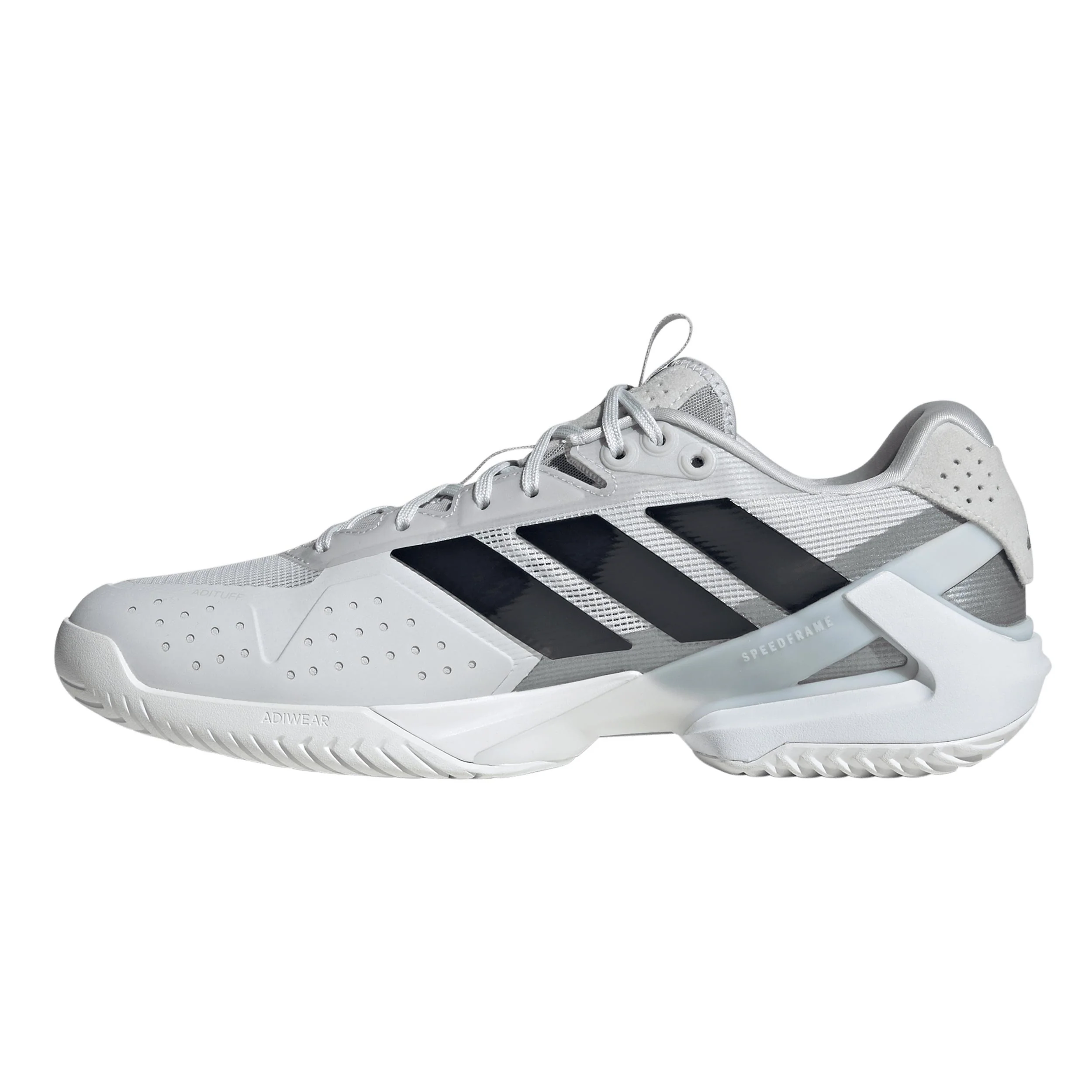 adizero Ubersonic 5 Chaussures toutes surfaces Hommes - gris clair, bleu nuit - Image 2