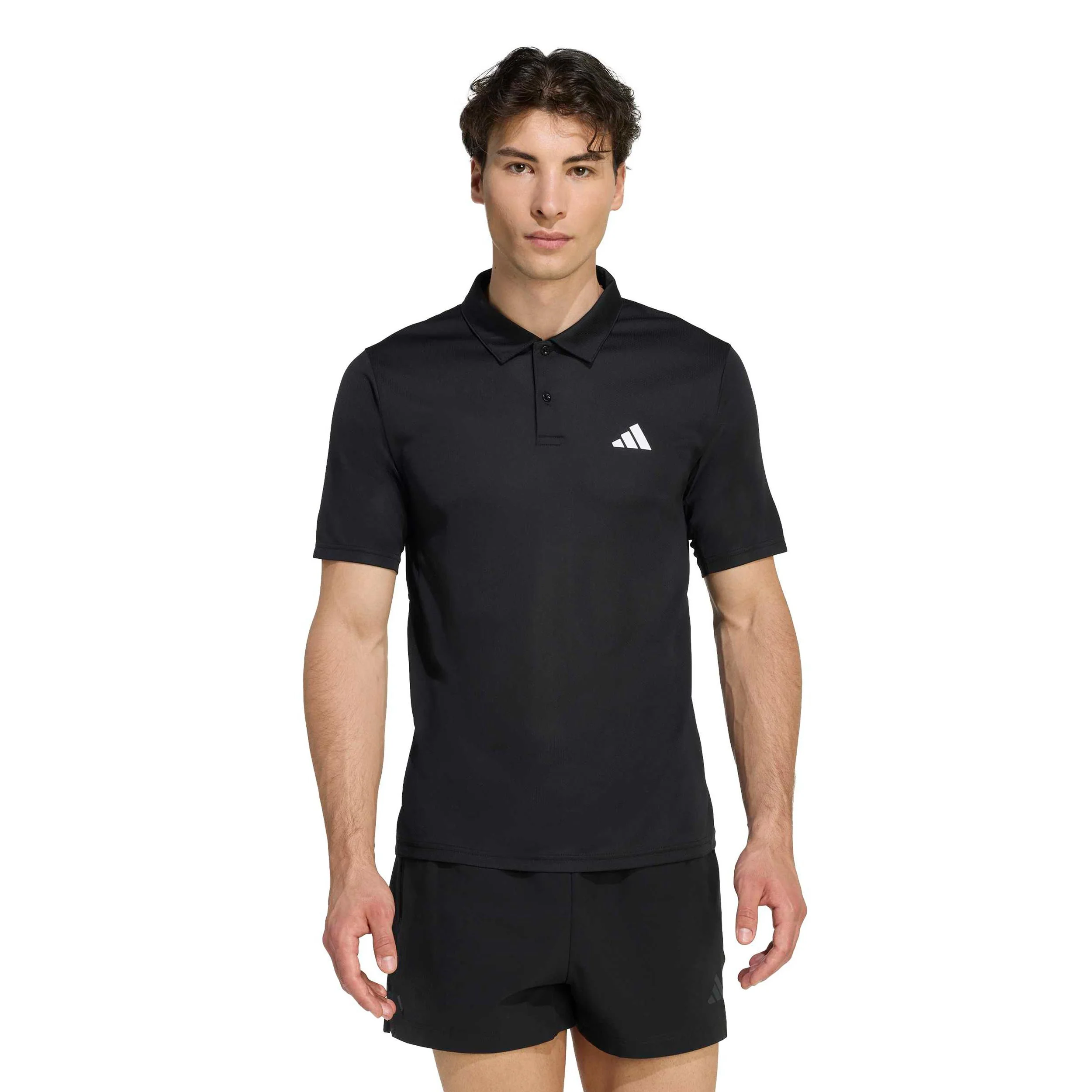 Basic Polo Hommes-noir - Image 2