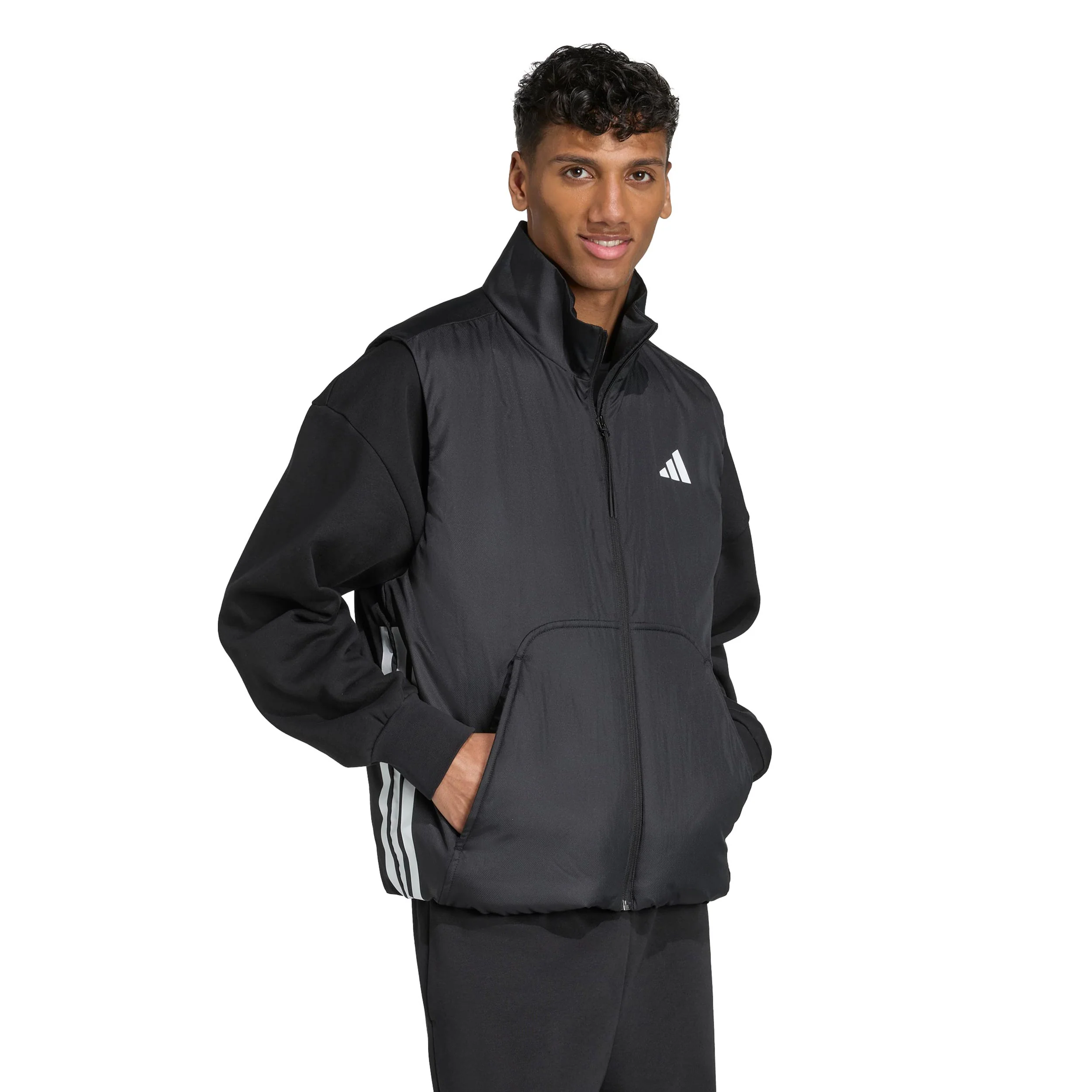 City Tech Gilet Hommes - noir, blanc - Image 4