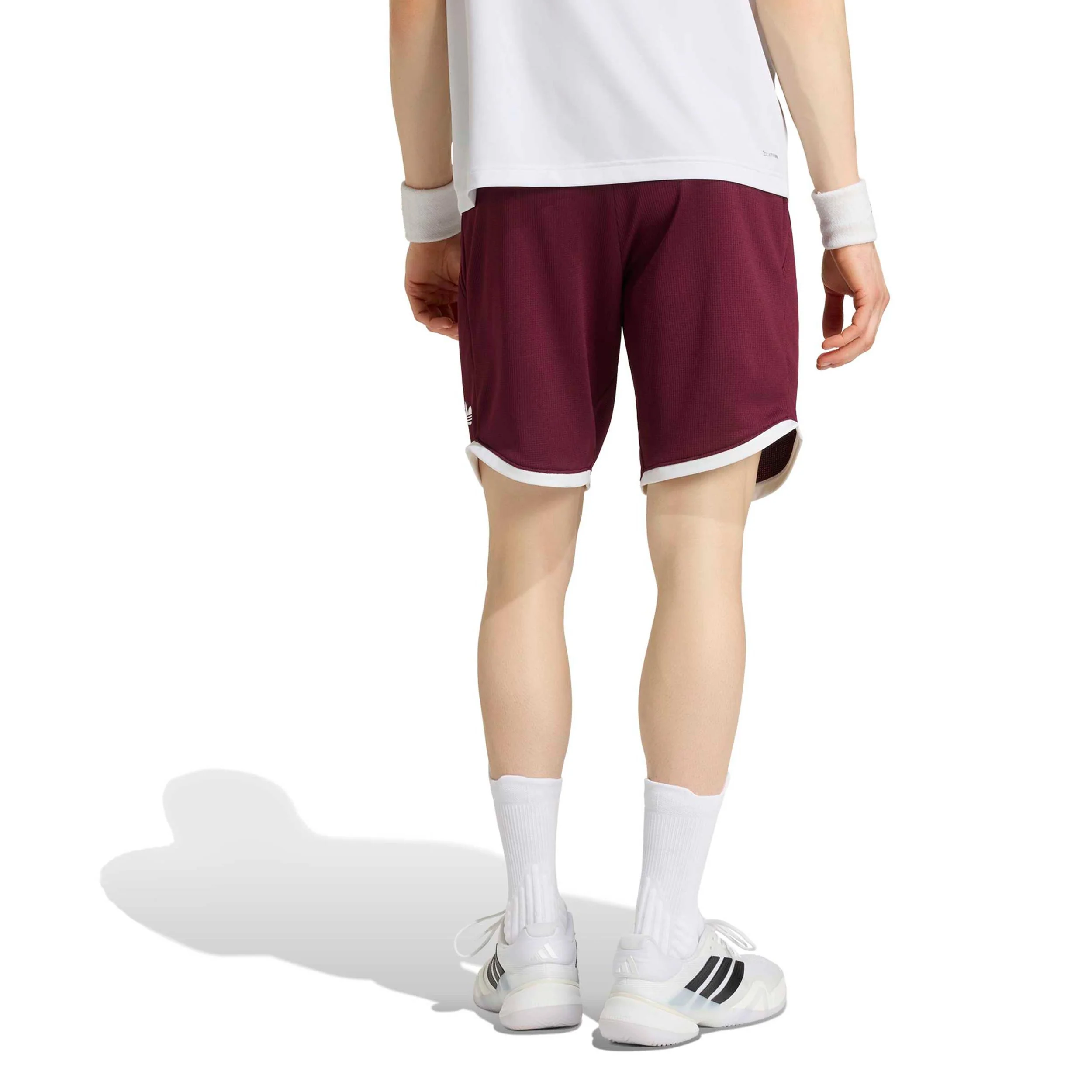 Classics 9Inch Shorts Hommes - rouge vin, blanc - Image 3