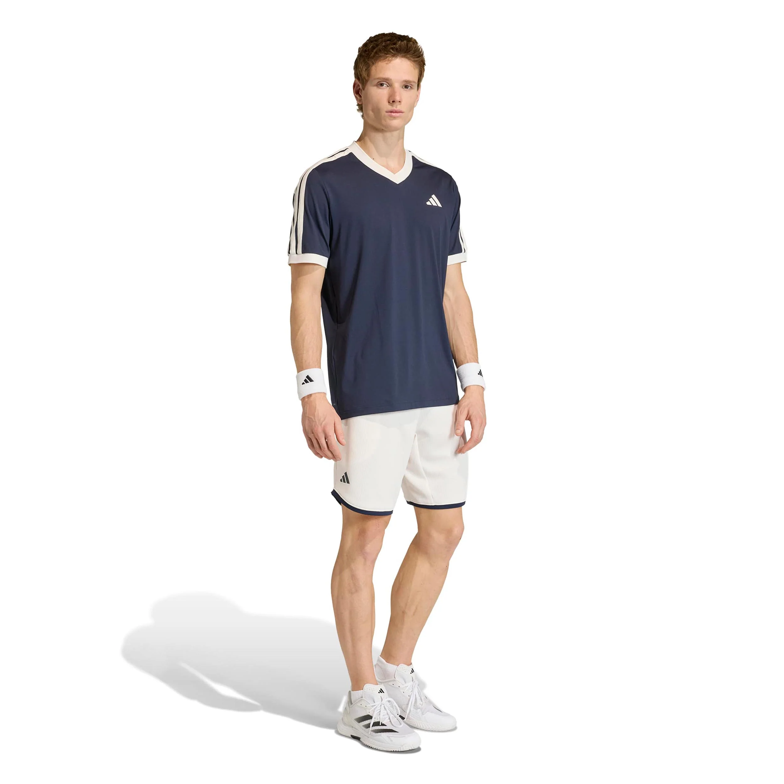 Classics T-shirt Hommes - bleu foncé, beige - Image 4