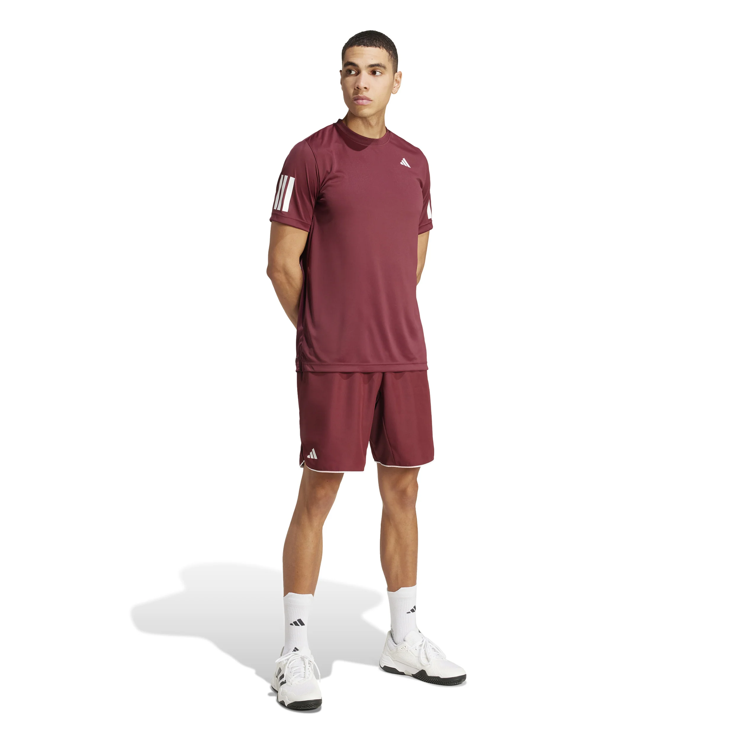 Club 7in Shorts Hommes-Rouge Foncé - Image 5