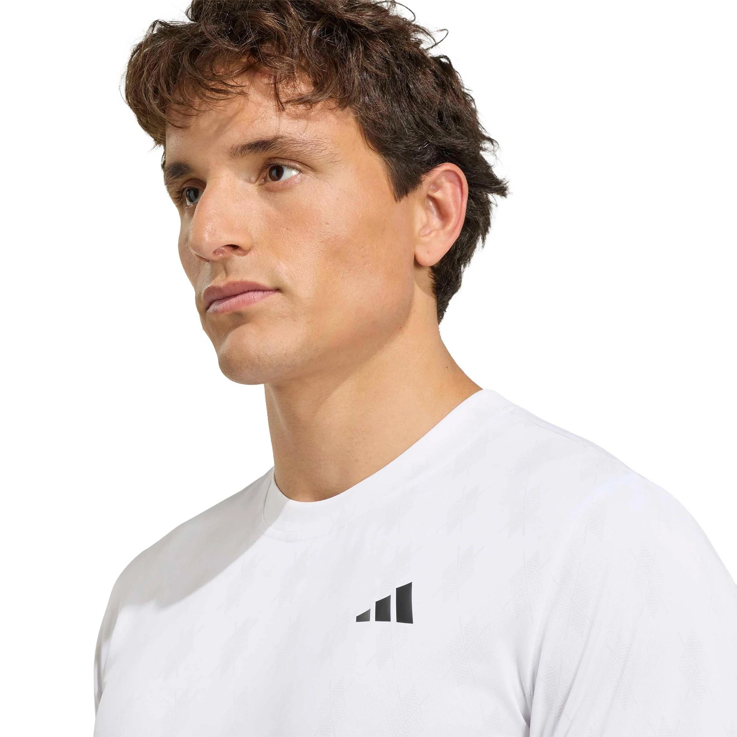 Club Graphic T-shirt Hommes - blanc, gris clair - Image 5