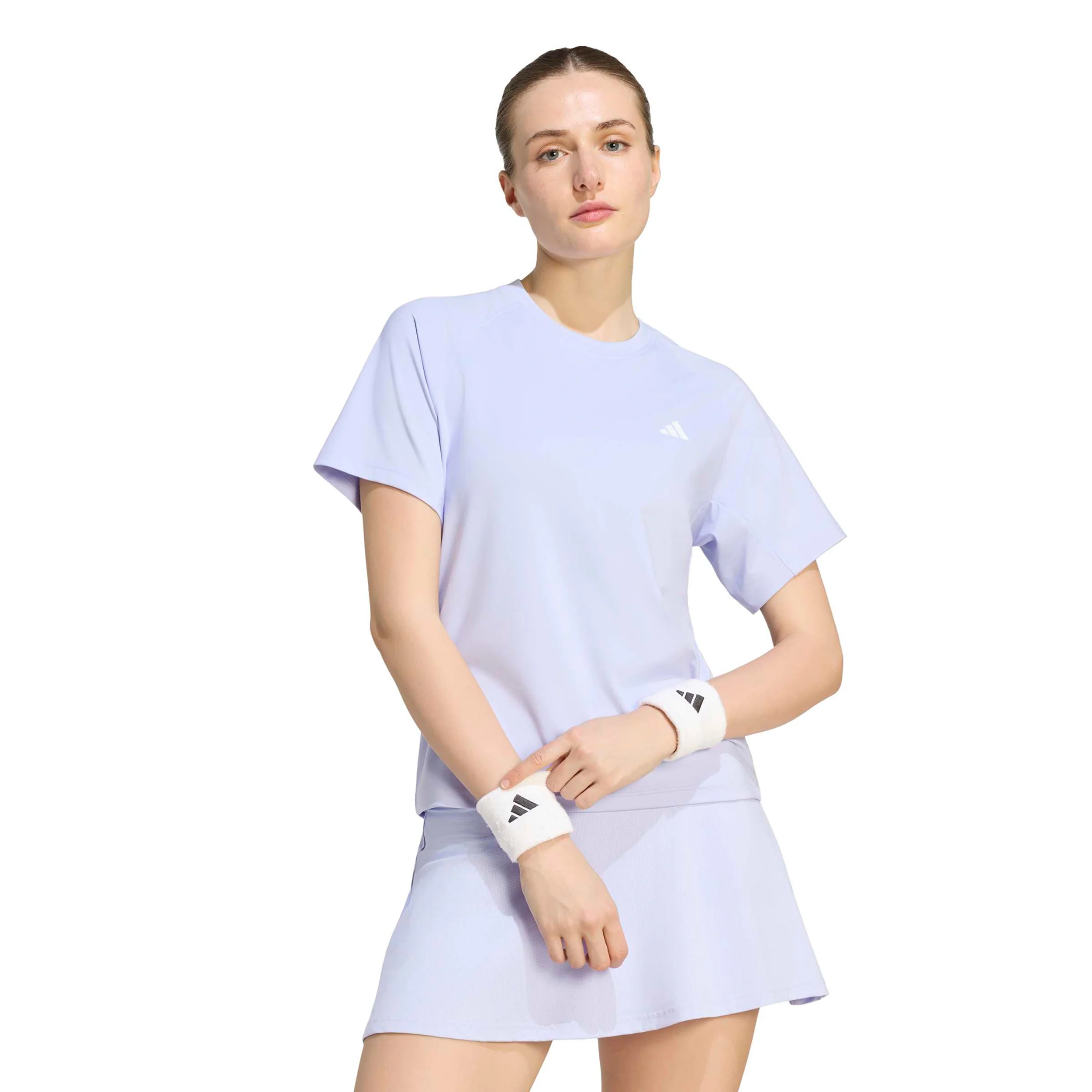 Club Plain T-shirt Femmes - lilas - Image 2