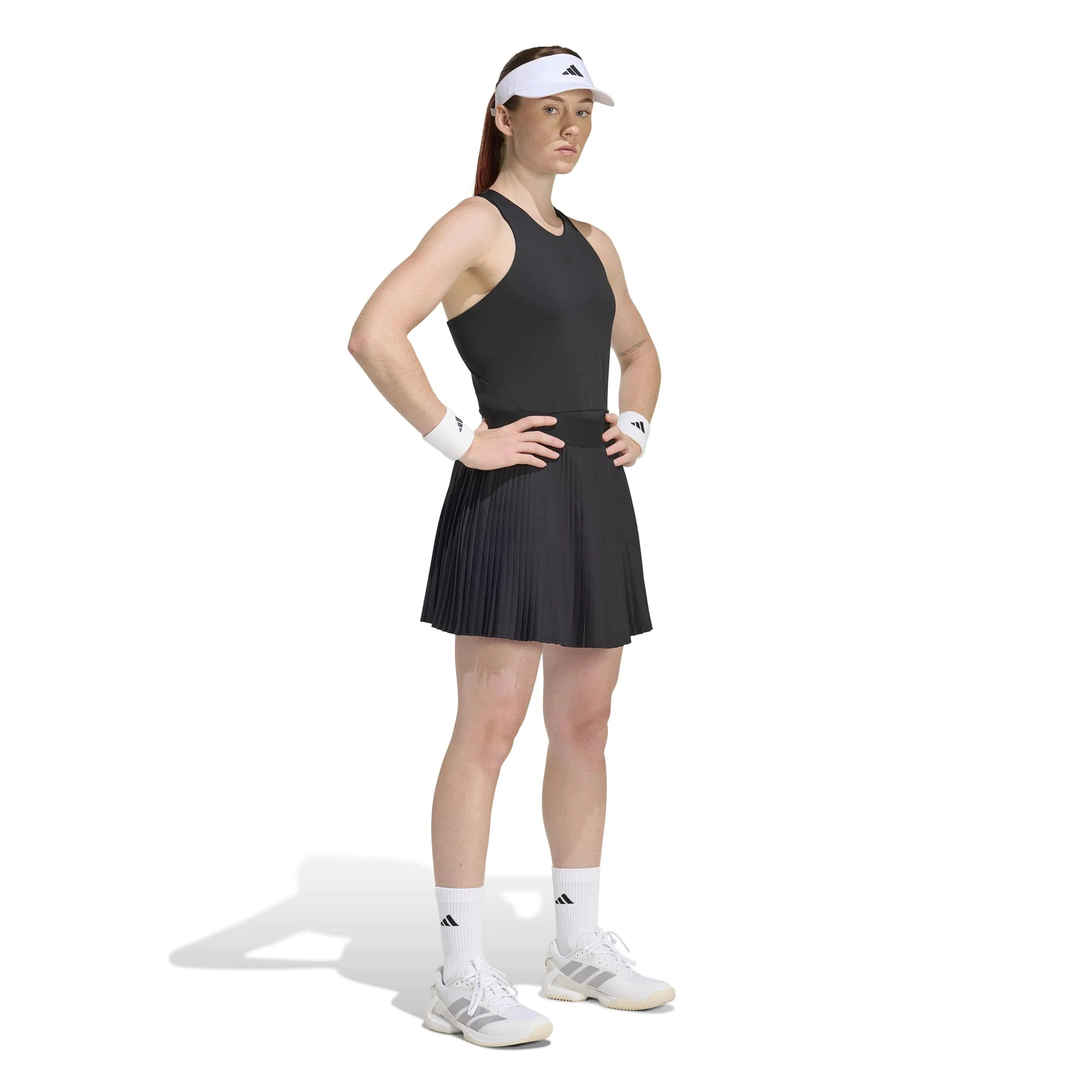 Club Pleated Long Jupe Femmes-noir - Image 4