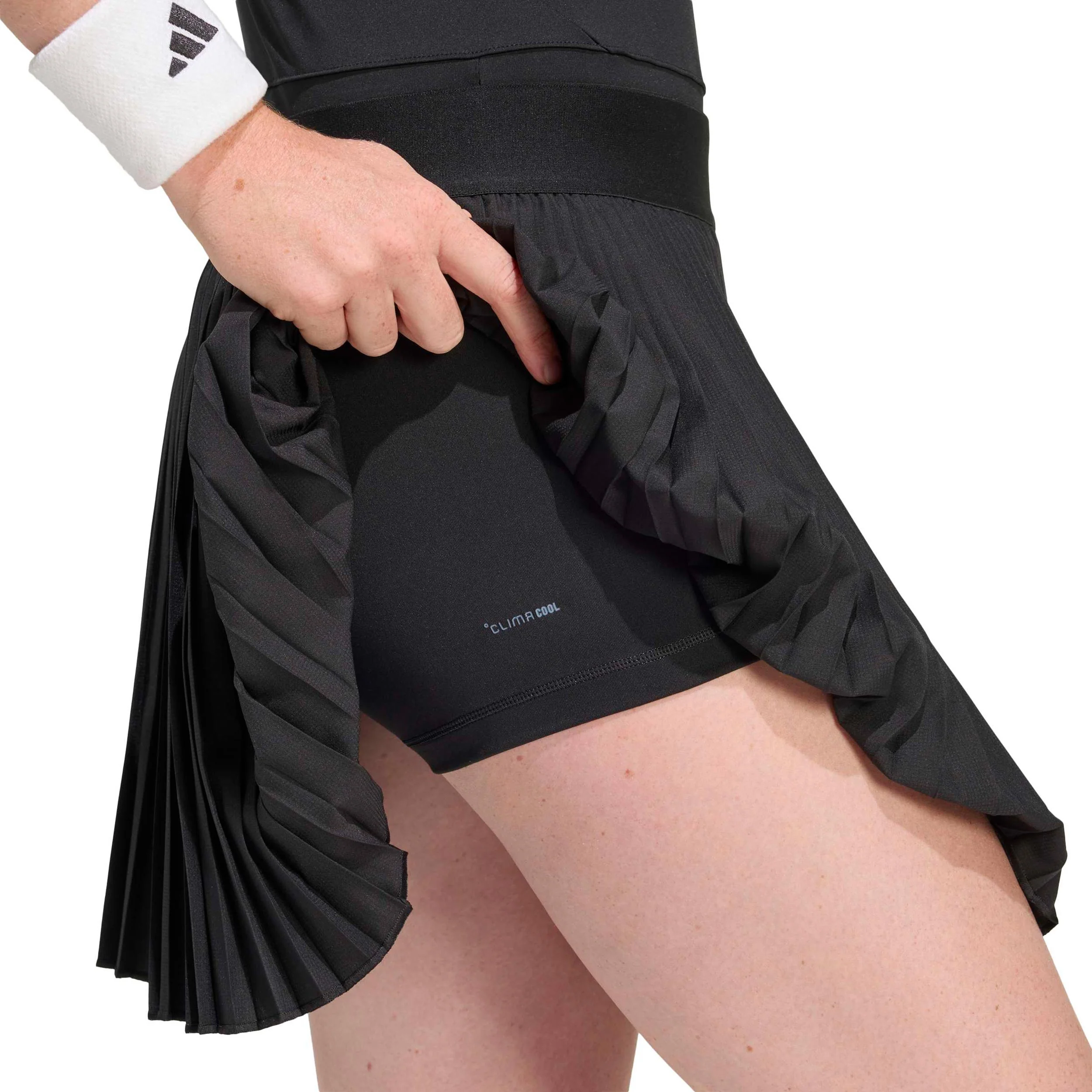 Club Pleated Long Jupe Femmes-noir - Image 5