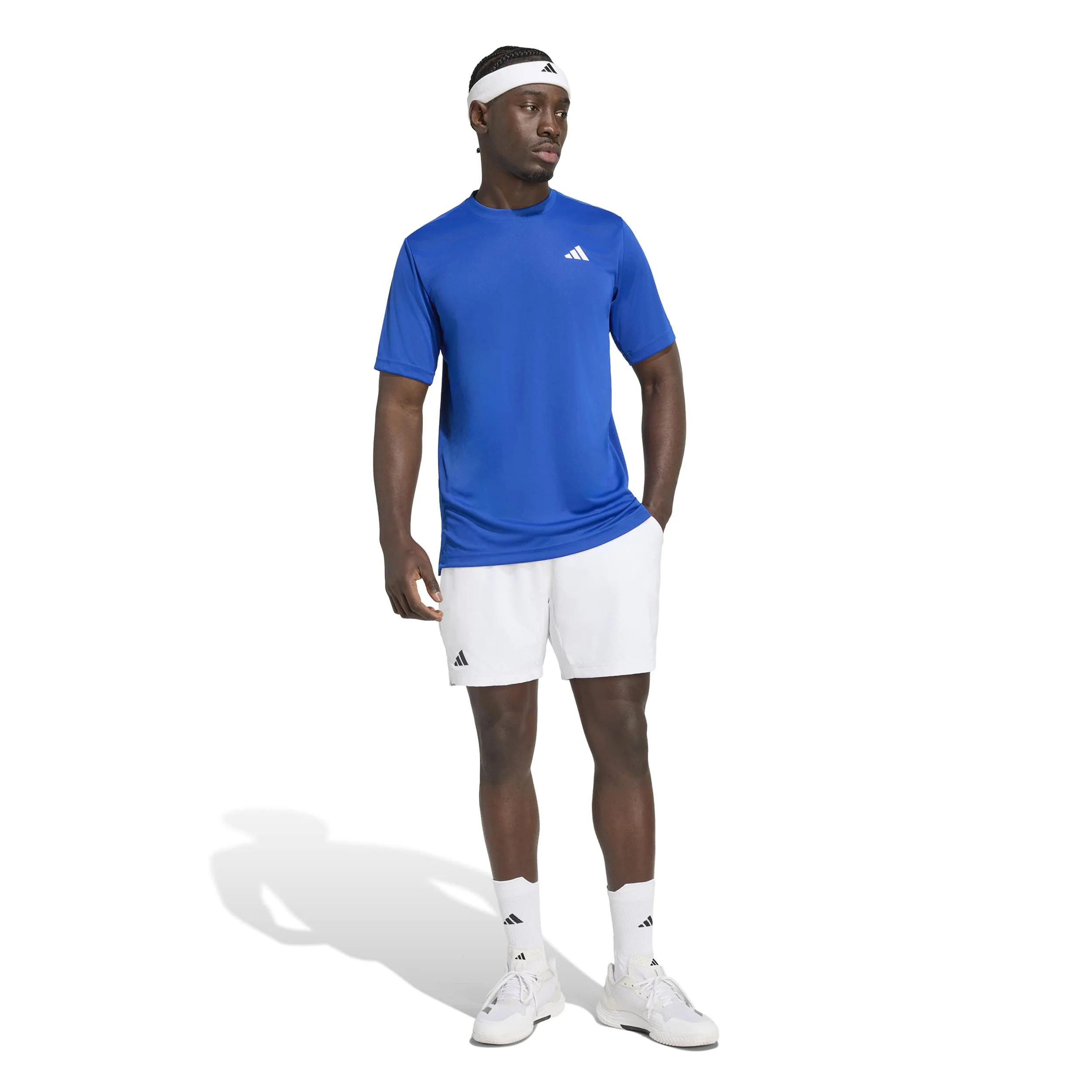 Club T-shirt Hommes - bleu, blanc - Image 5