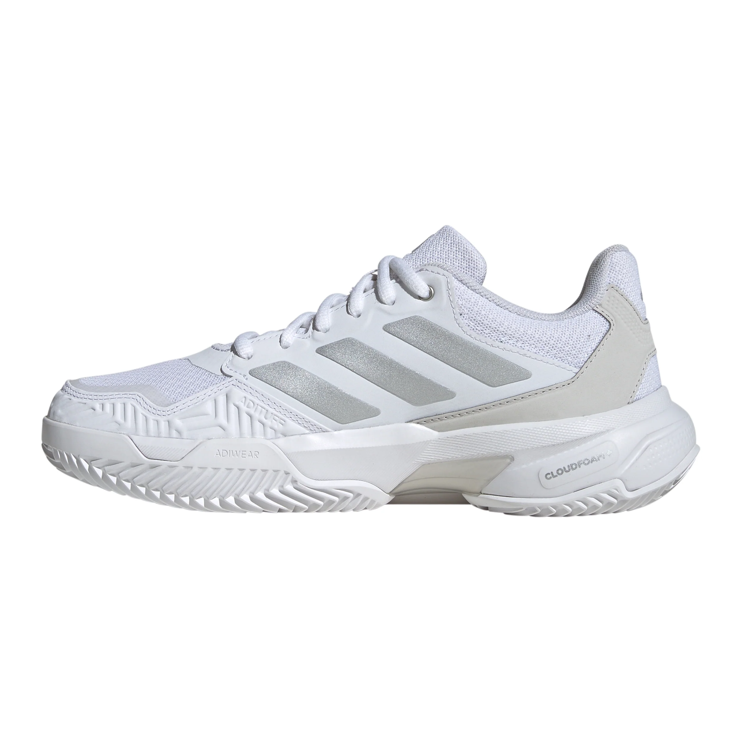 CourtJam Control 3 Chaussure terre battue Femmes - blanc, argent - Image 2