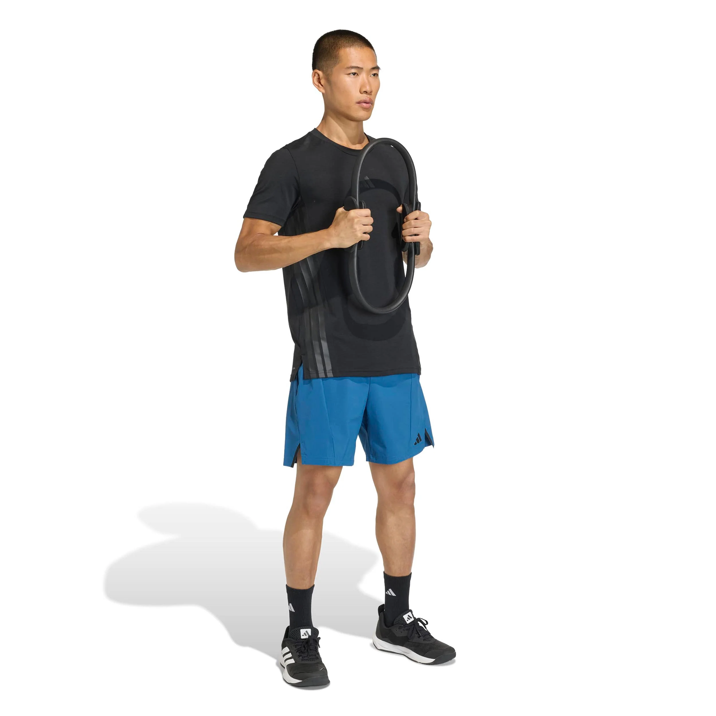 D4T 7Inch Shorts Hommes - bleu petrol, noir - Image 4