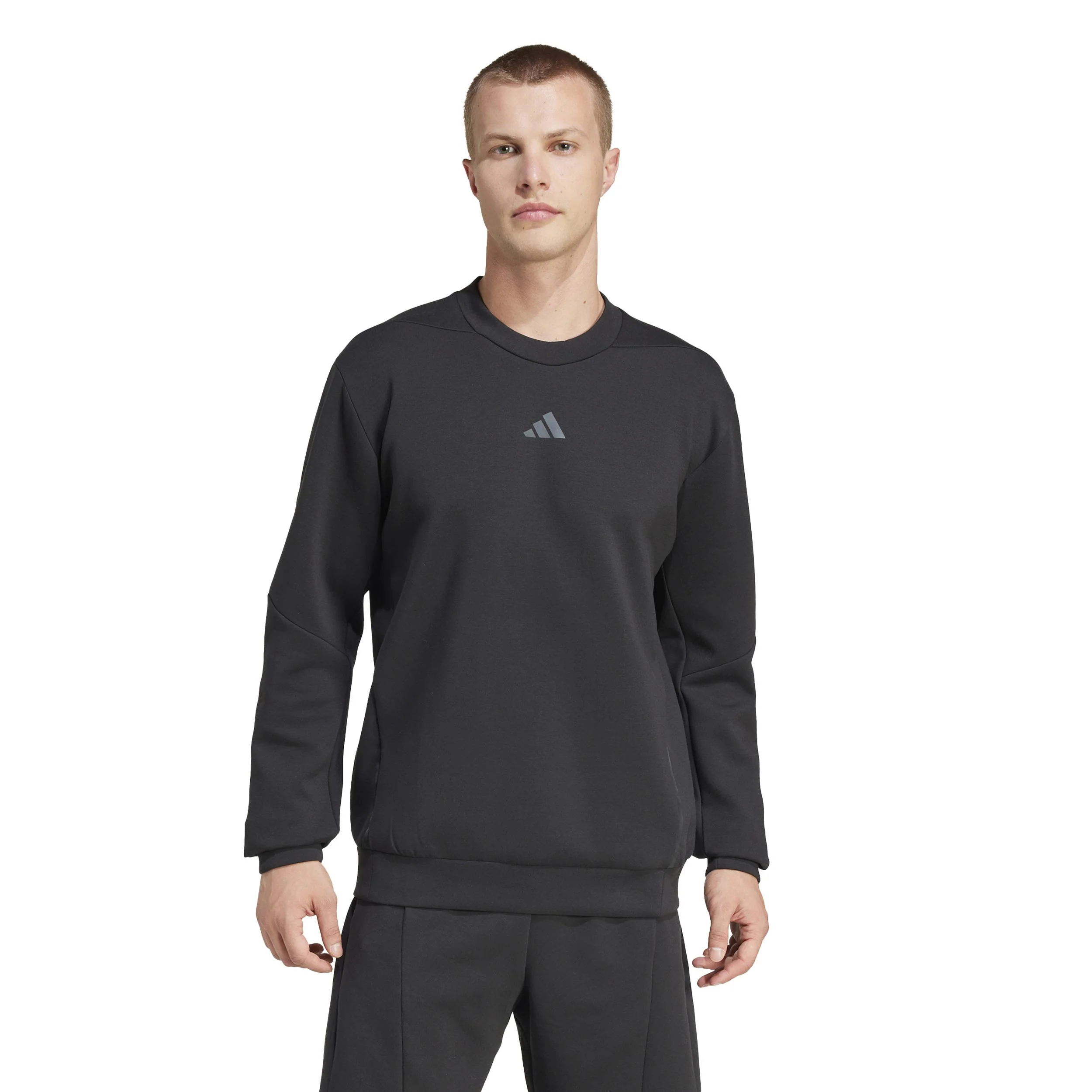 D4T Crew Sweat-shirt Hommes-Noir - Image 2