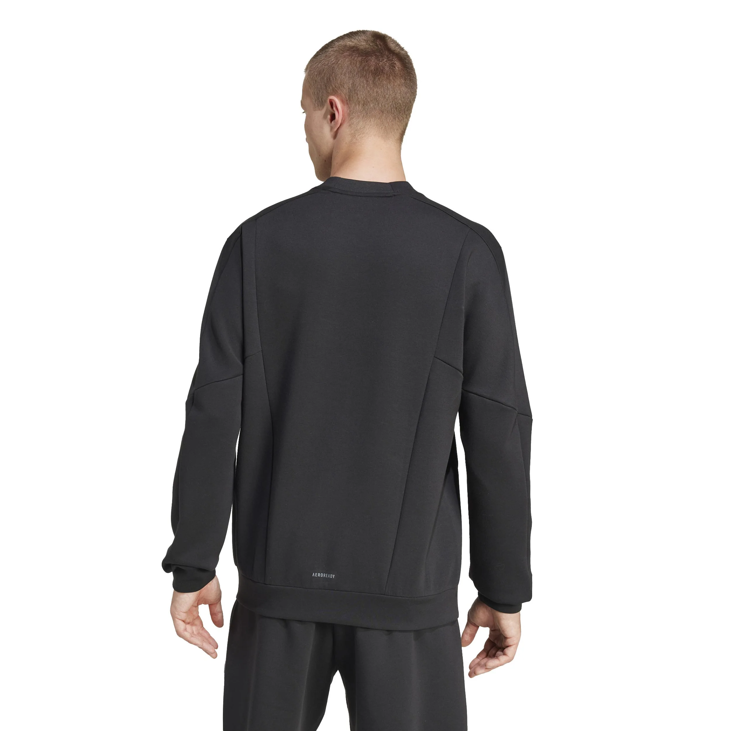 D4T Crew Sweat-shirt Hommes-Noir - Image 3