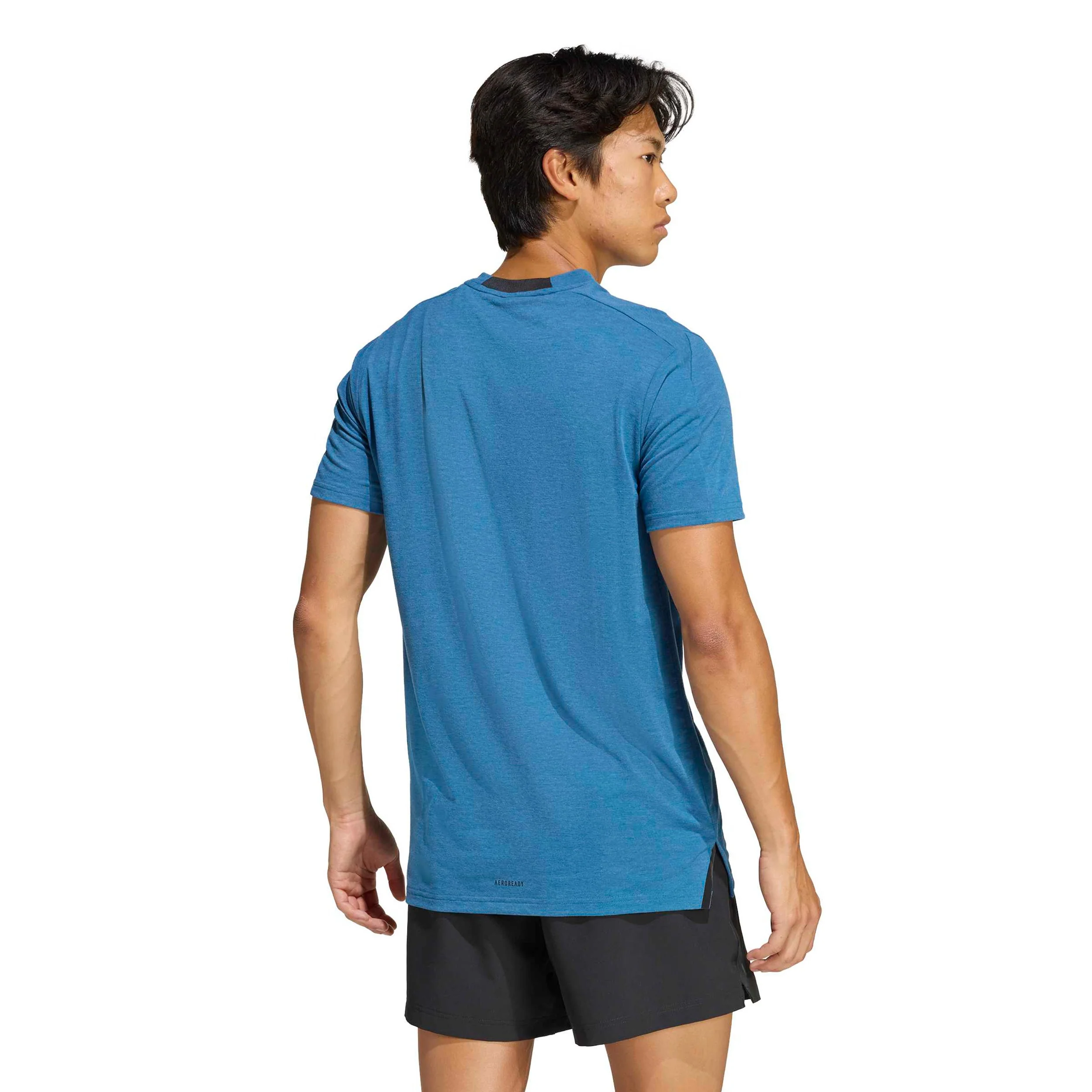 D4T T-shirt Hommes - bleu petrol, noir - Image 3