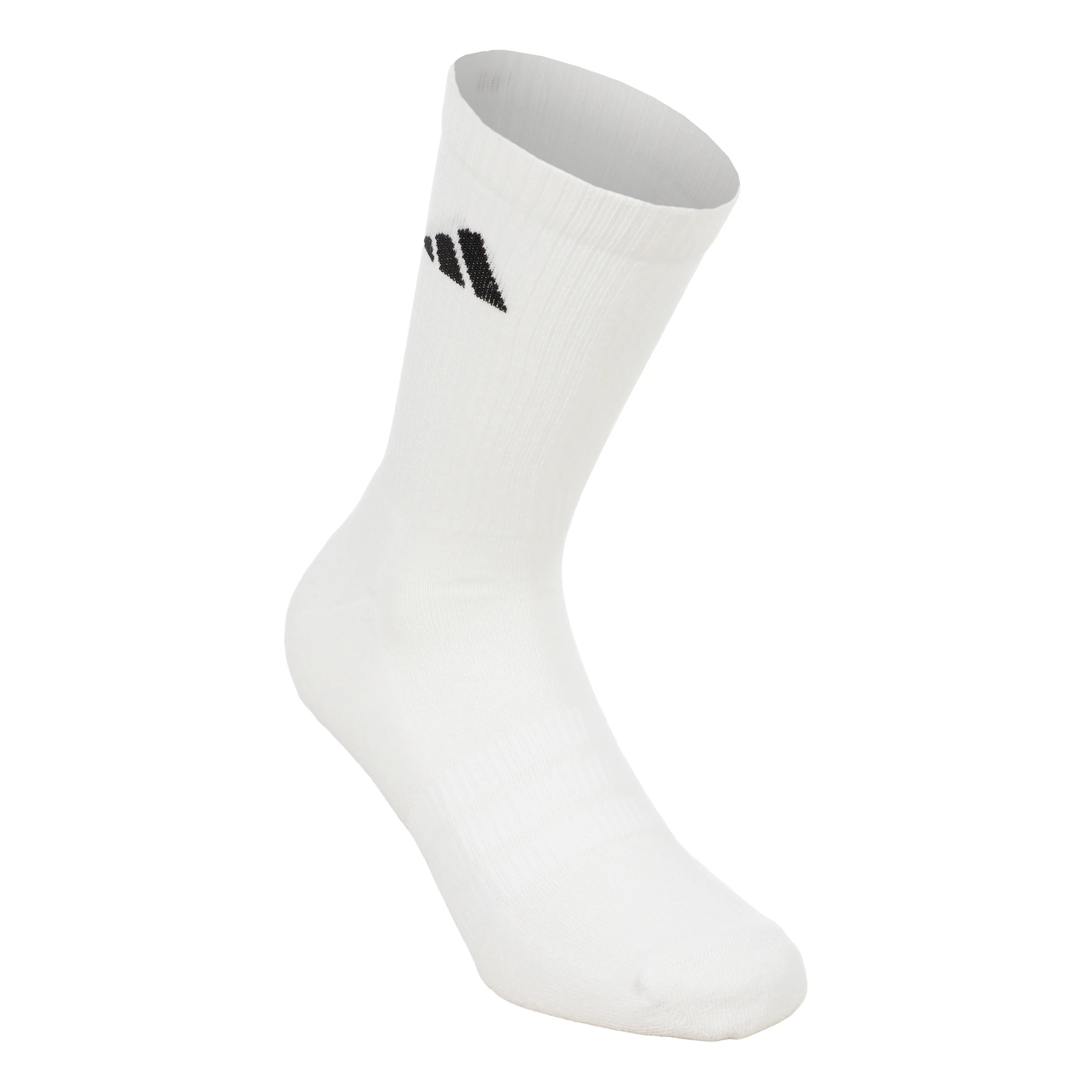 Essentials Crew 3P Chaussettes de tennis Unisex-blanc, noir - Image 3