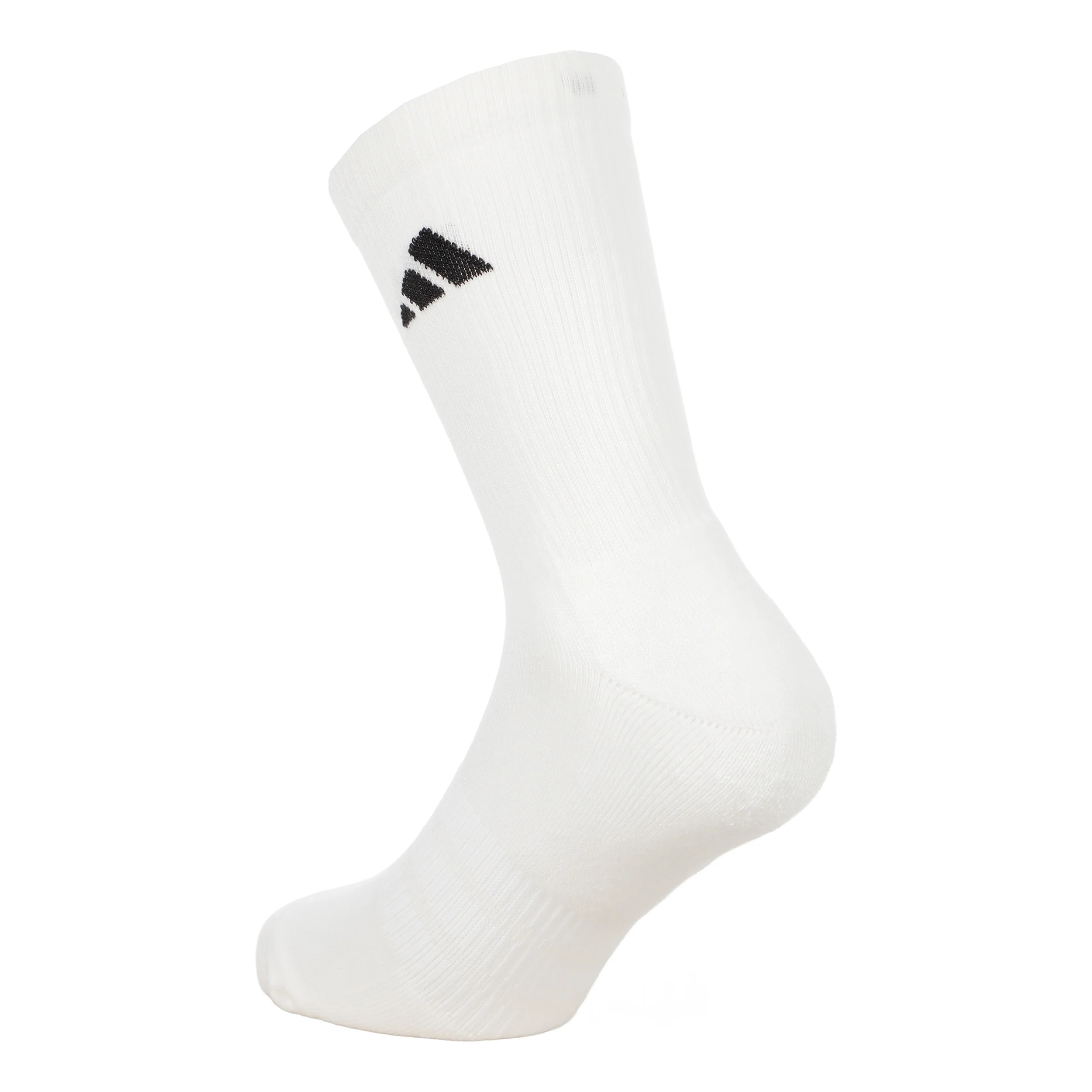 Essentials Crew 3P Chaussettes de tennis Unisex-blanc, noir - Image 4