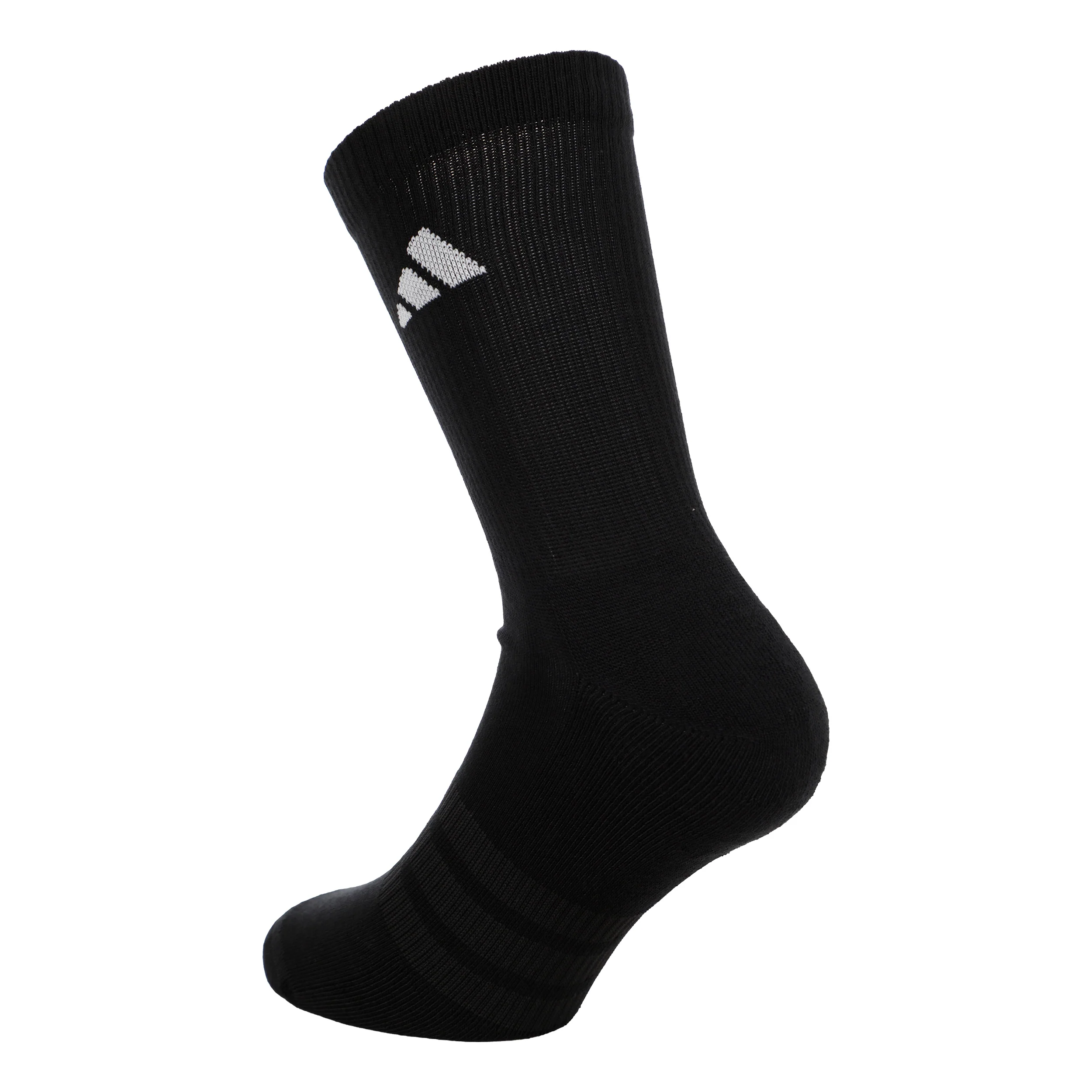 Essentials Crew 3P Chaussettes de tennis Unisex-noir - Image 4