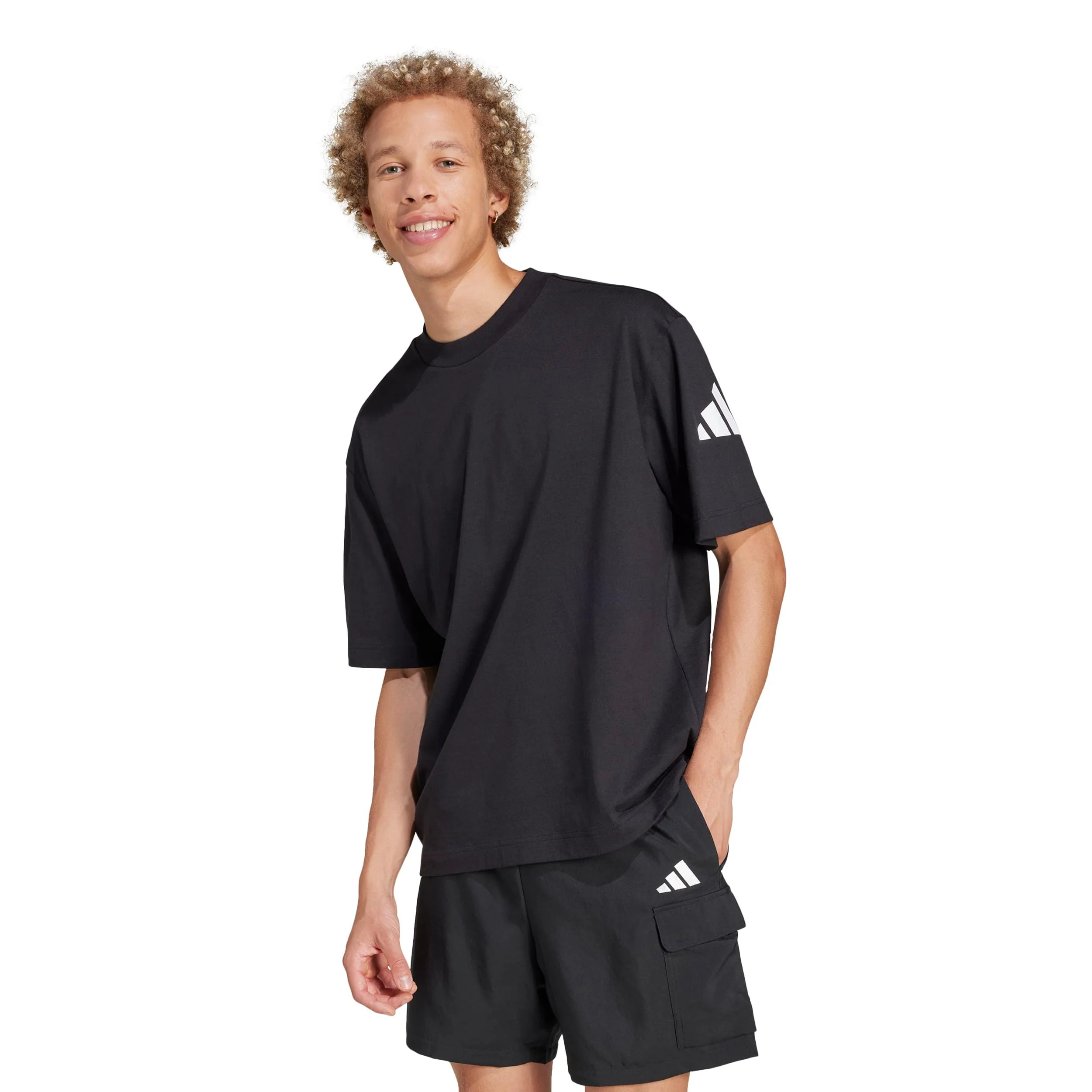 Essentials Loose Fit T-shirt Hommes-noir - Image 2