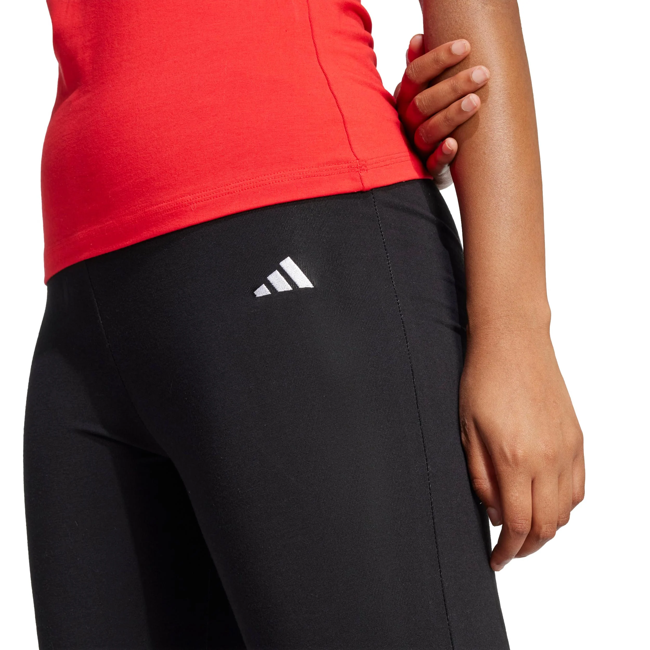 Essentials Small Logo Flared Collant tight Femmes-noir - Image 6