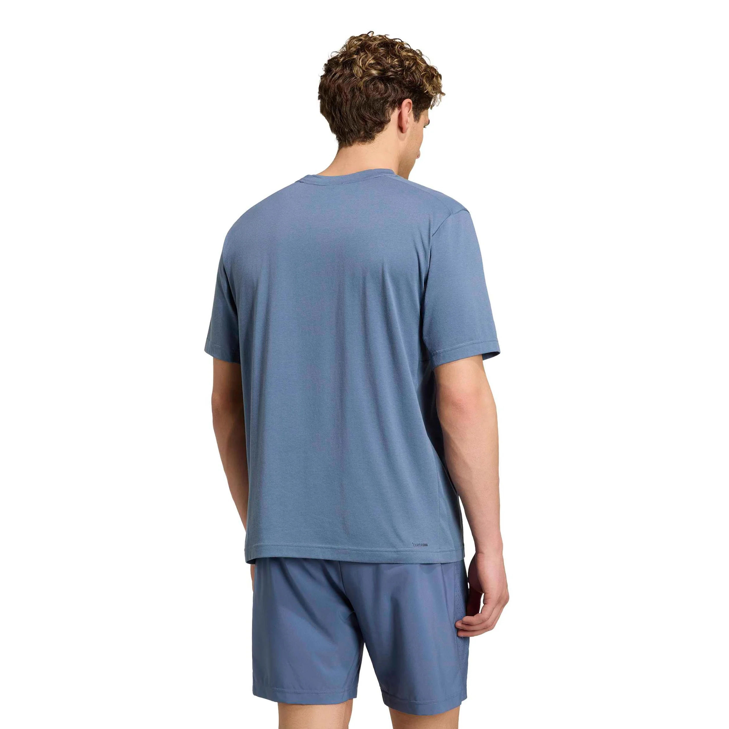 Essentials T-shirt Hommes - bleu gris - Image 3