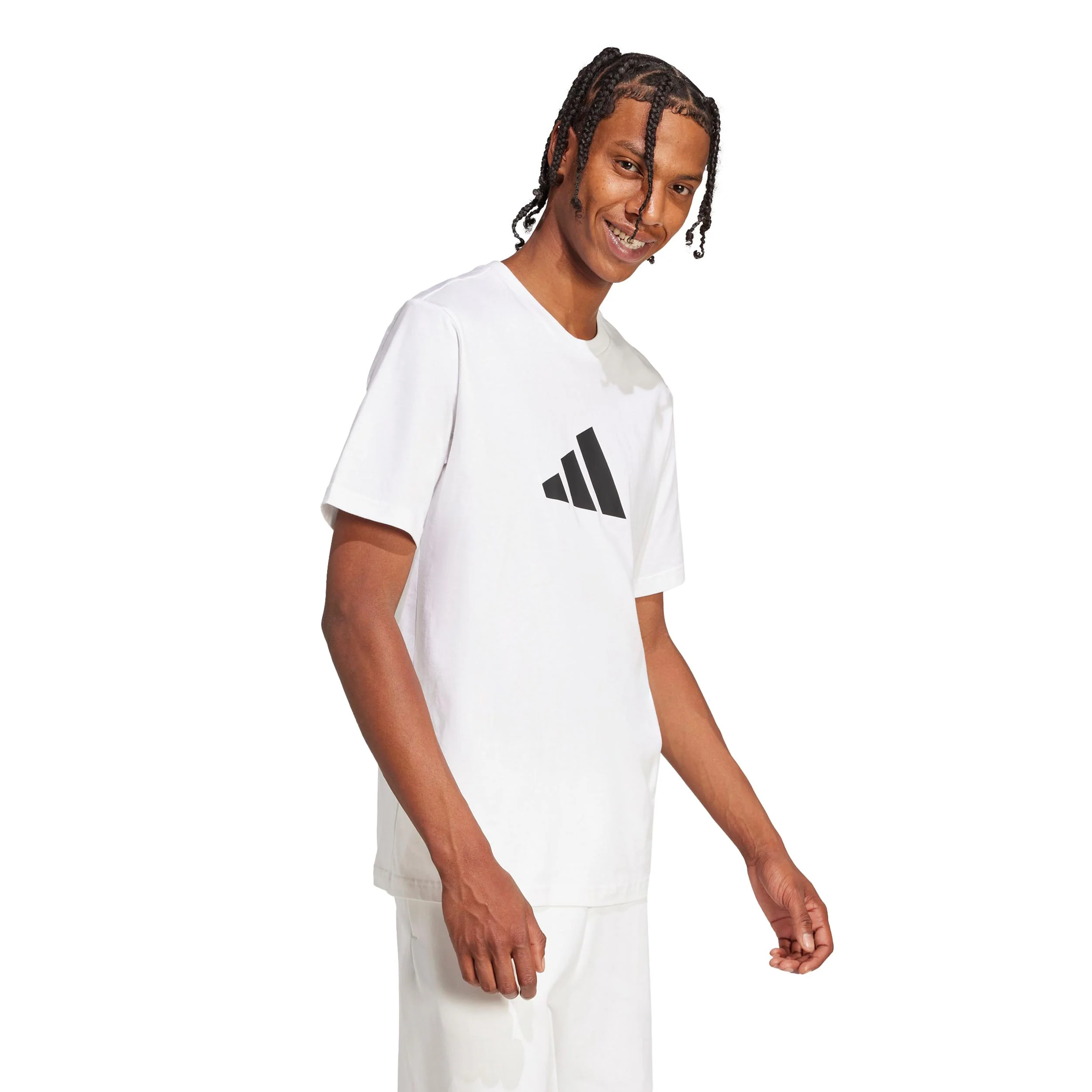 Future Icons 3 Bar Logo T-shirt Hommes - blanc, noir - Image 4
