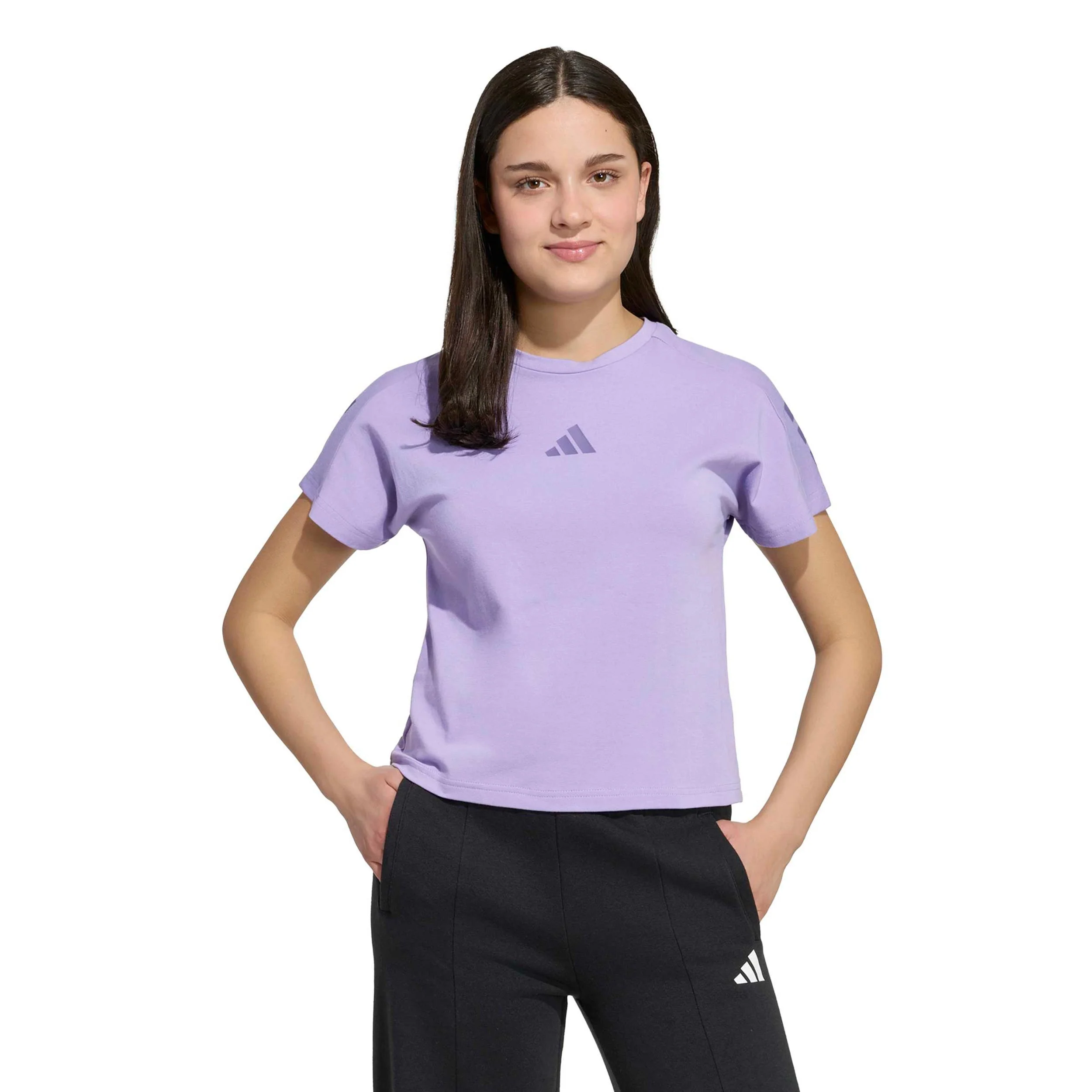 Future Icons 3Stripes T-shirt Enfants - lilas - Image 2
