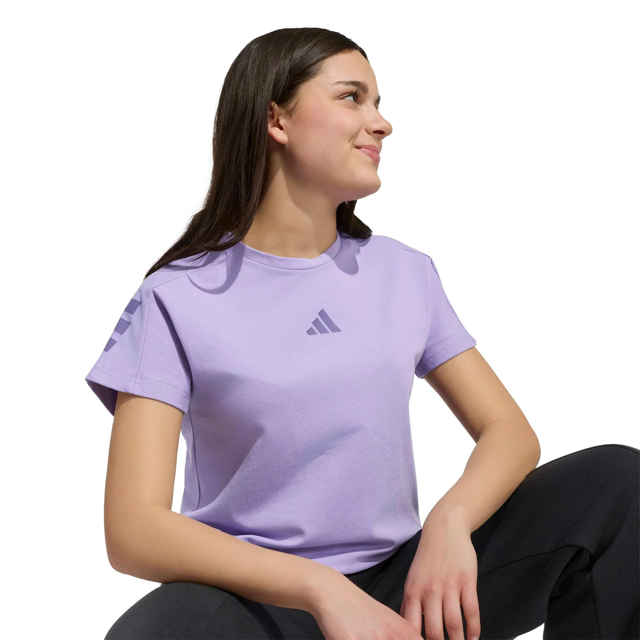 Future Icons 3Stripes T-shirt Enfants - lilas - Image 6