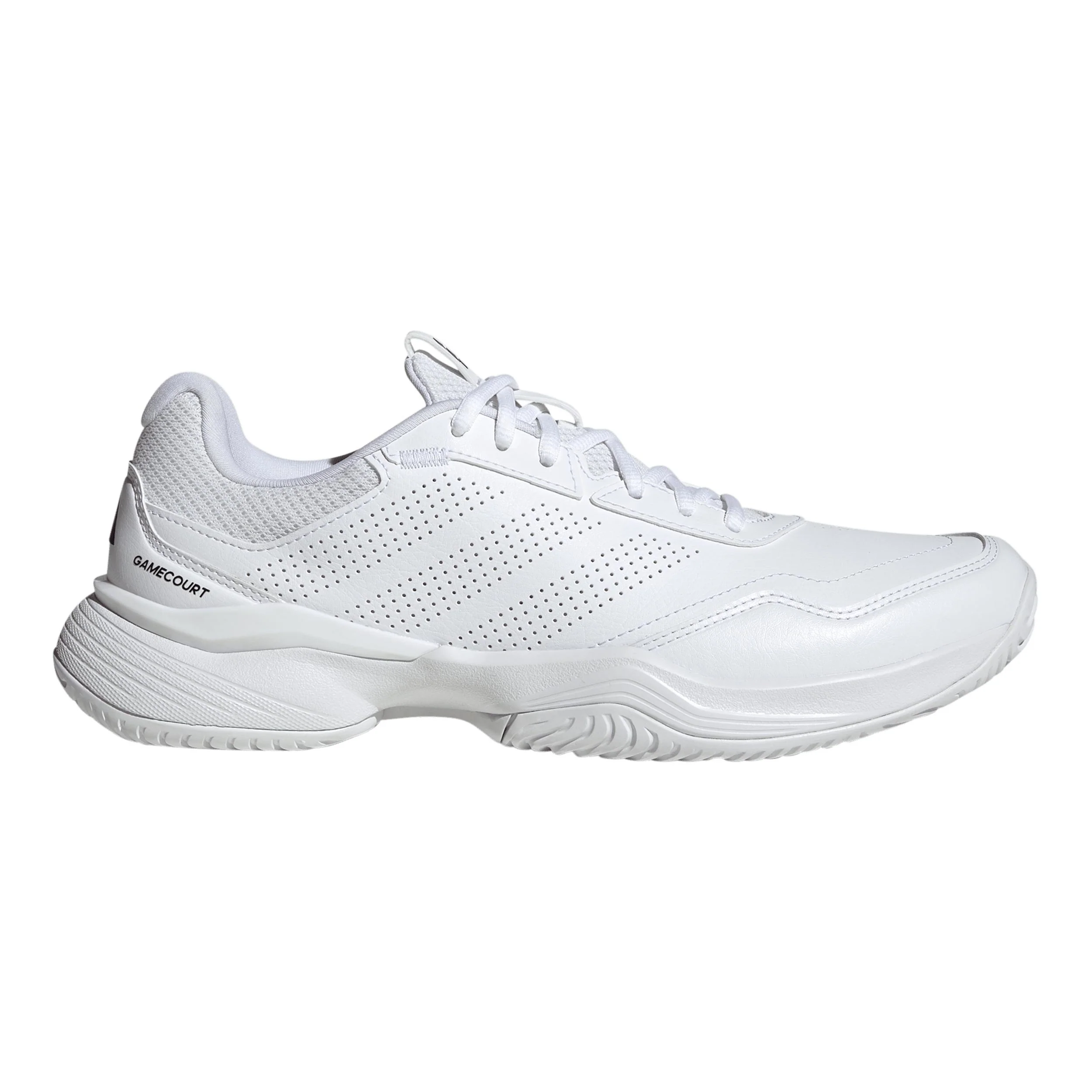 GameCourt 3 Leather Chaussures toutes surfaces Hommes - blanc
