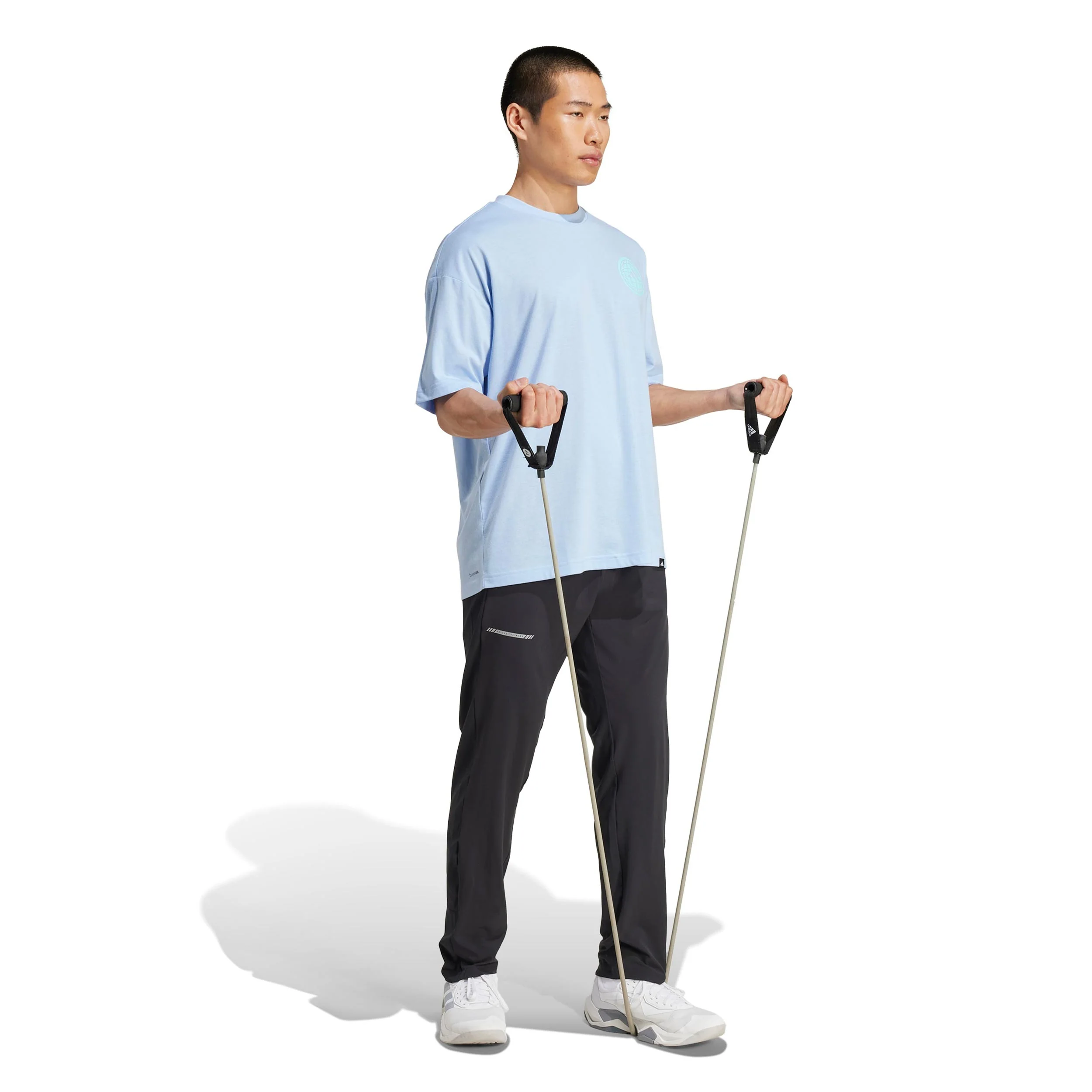 Gfx Glob Q3 T-shirt Hommes-Bleu - Image 4