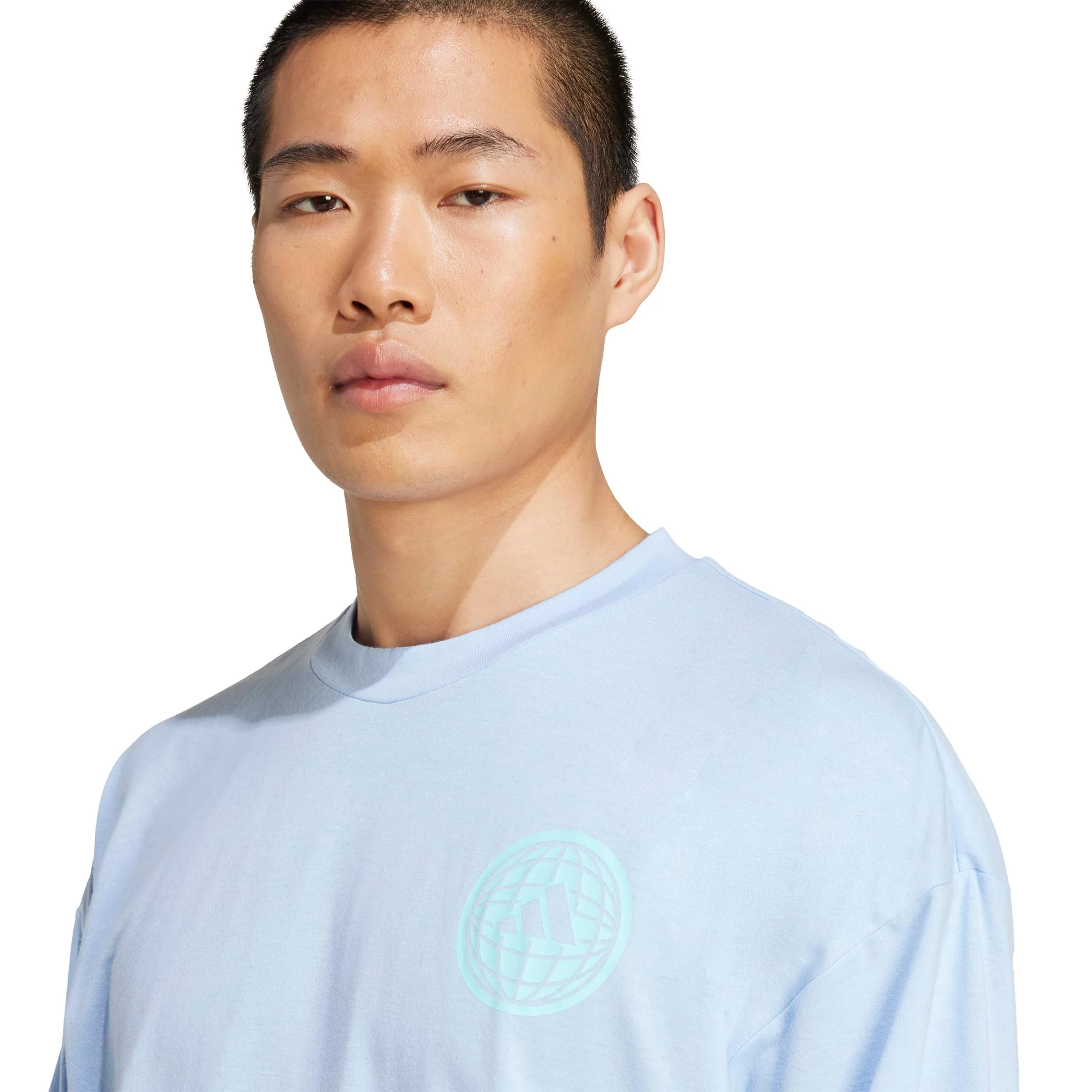 Gfx Glob Q3 T-shirt Hommes-Bleu - Image 5