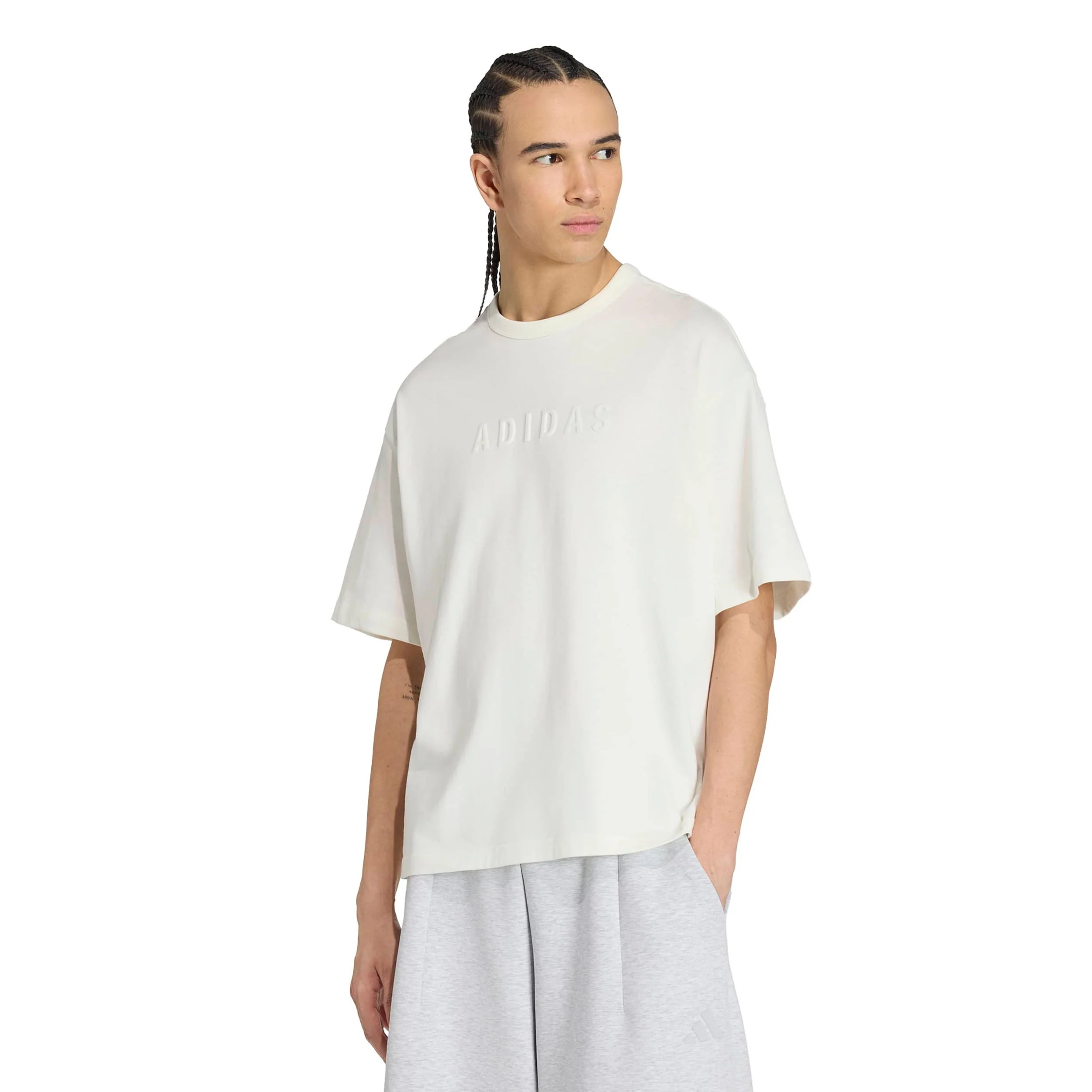GFX T-shirt Hommes - blanc cassé