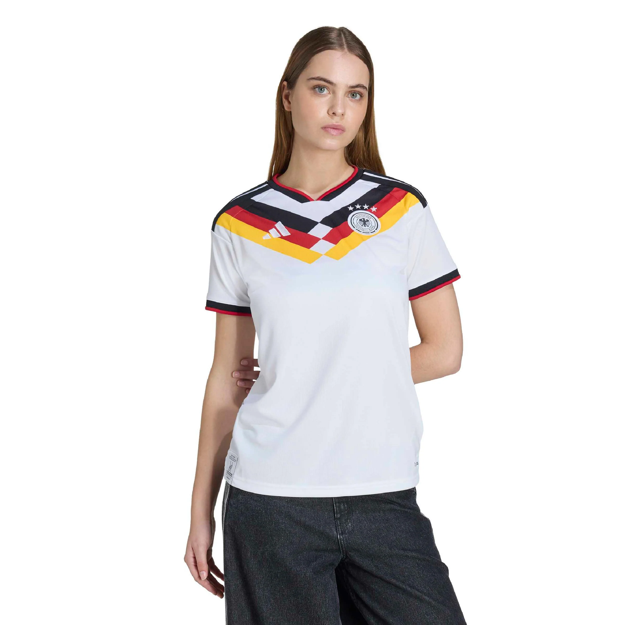 Maillot Domicile Allemagne 26 Femme – Blanc - Image 6