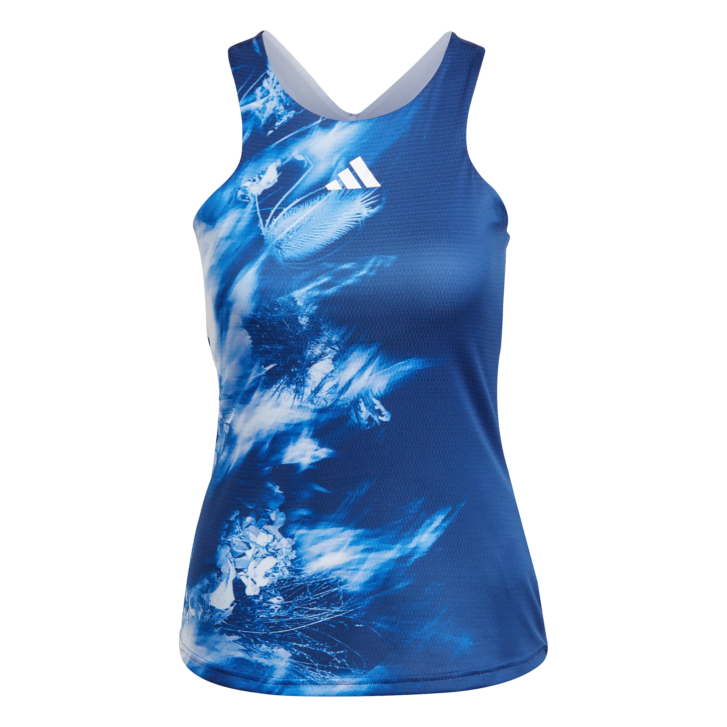 Melbourne Y-Débardeur Tank Top Femmes-Bleu Foncé,Blanc